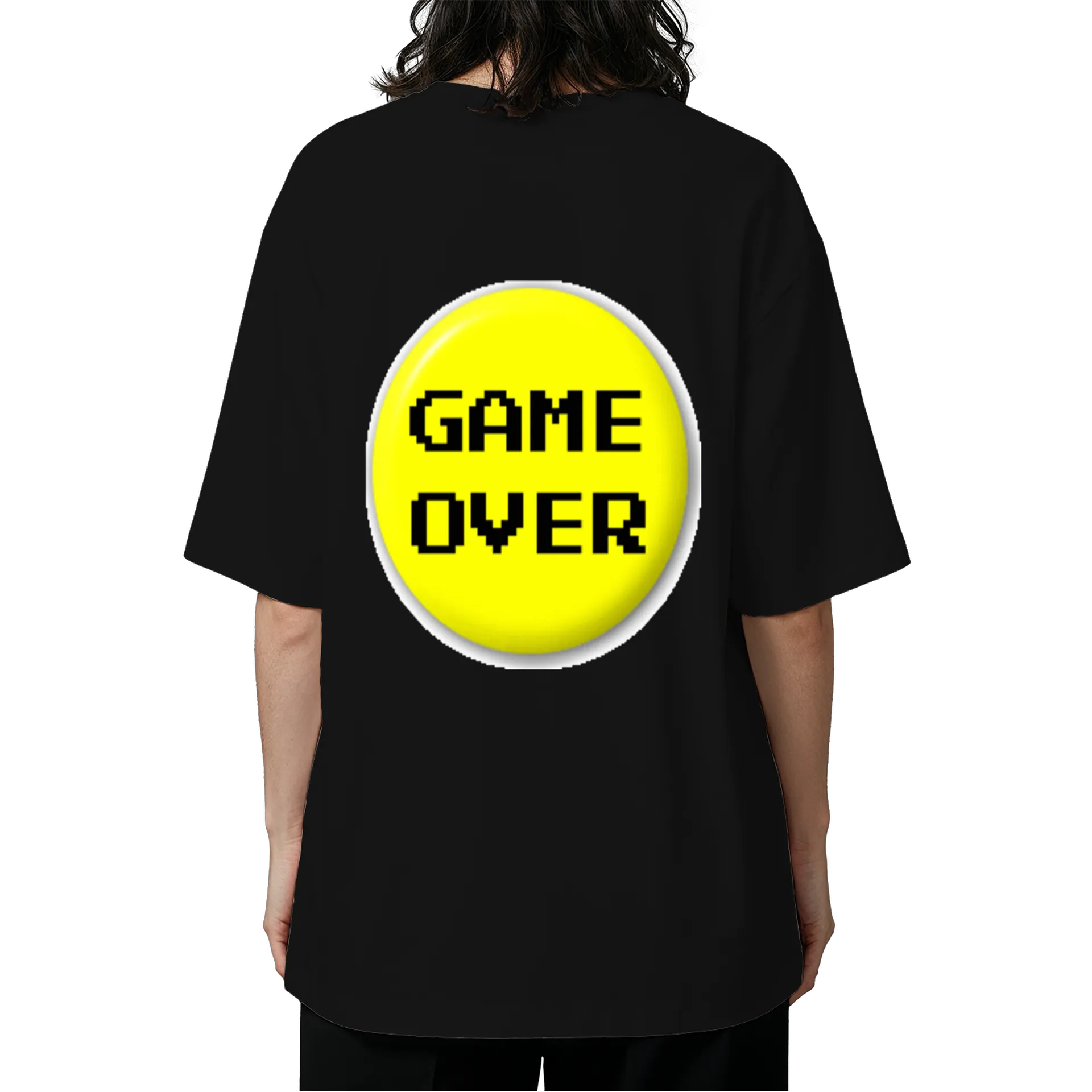 Camiseta Oversized Game Over - Imagem 5