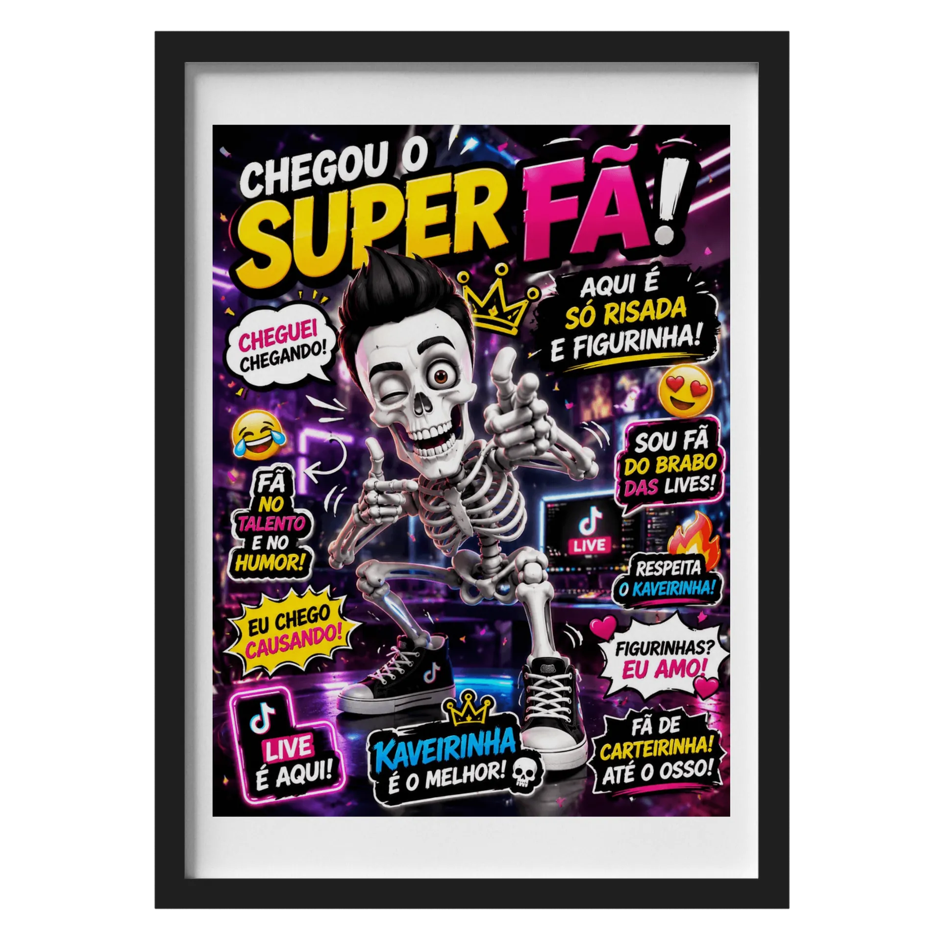 Quadro A3 personalizado de KAVEIRINHA 