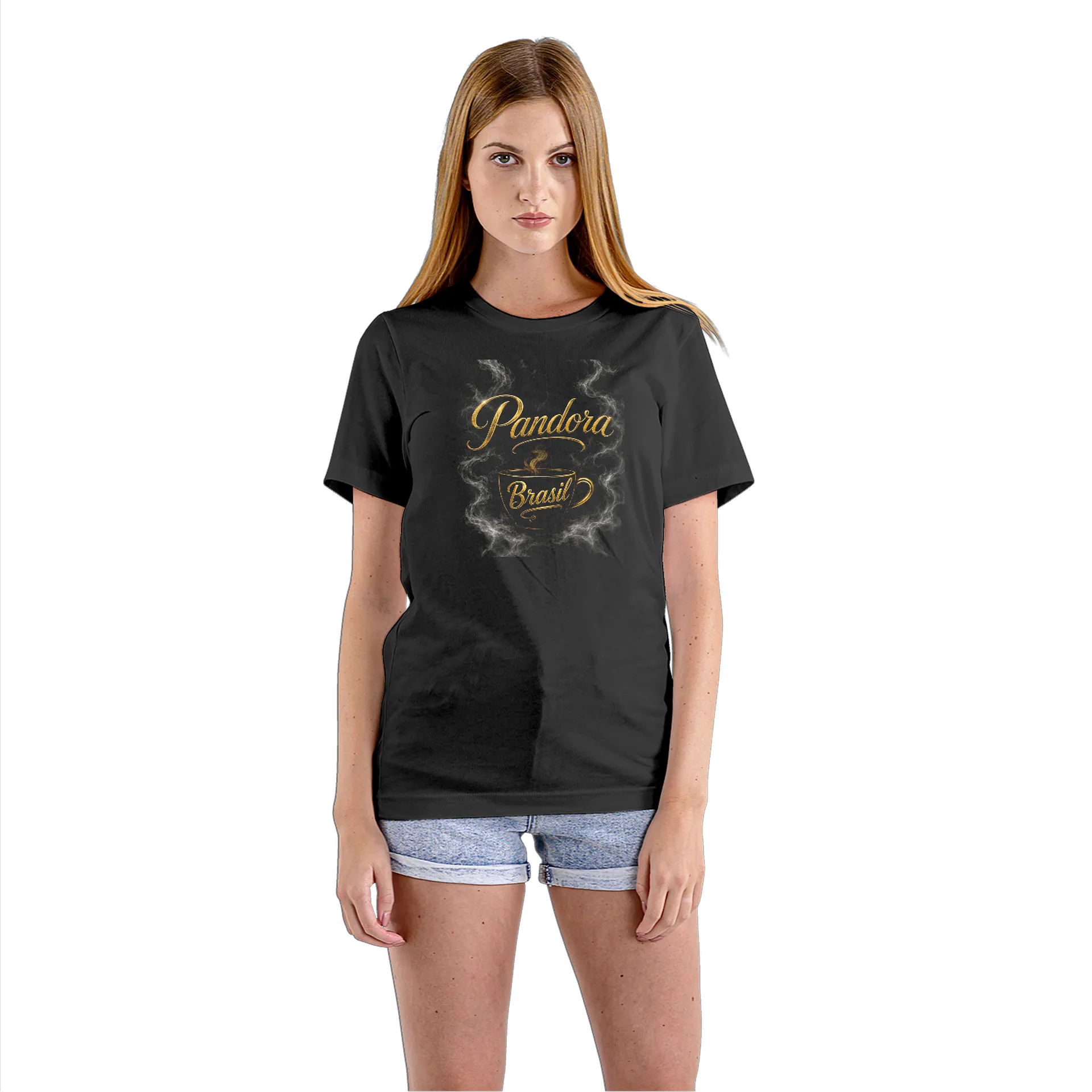 Camiseta Babylook Panadora Brasil 100% Algodão - Imagem 3