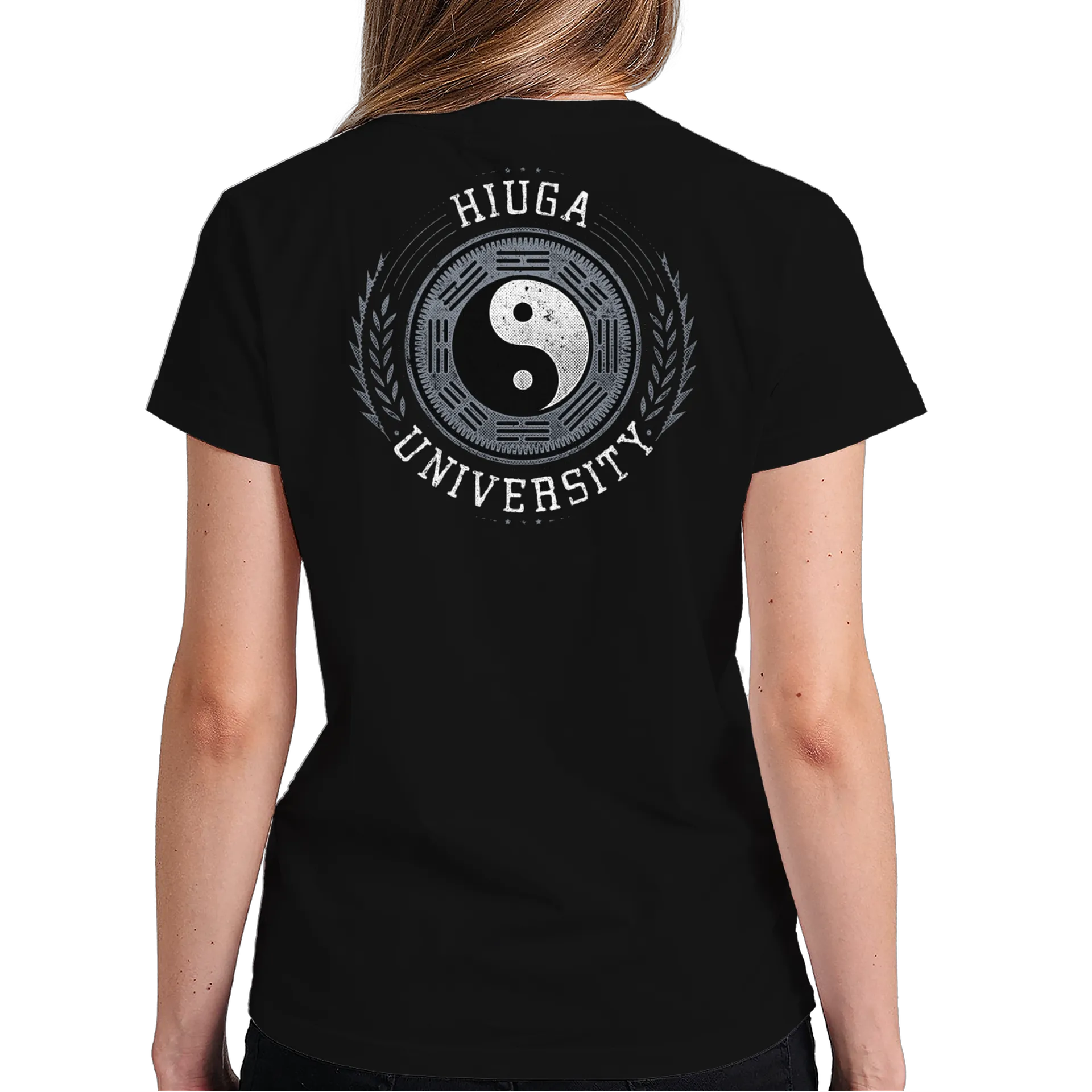 Camiseta Estampa Yin Yang Hiuga University 100% Algodão - Imagem 6