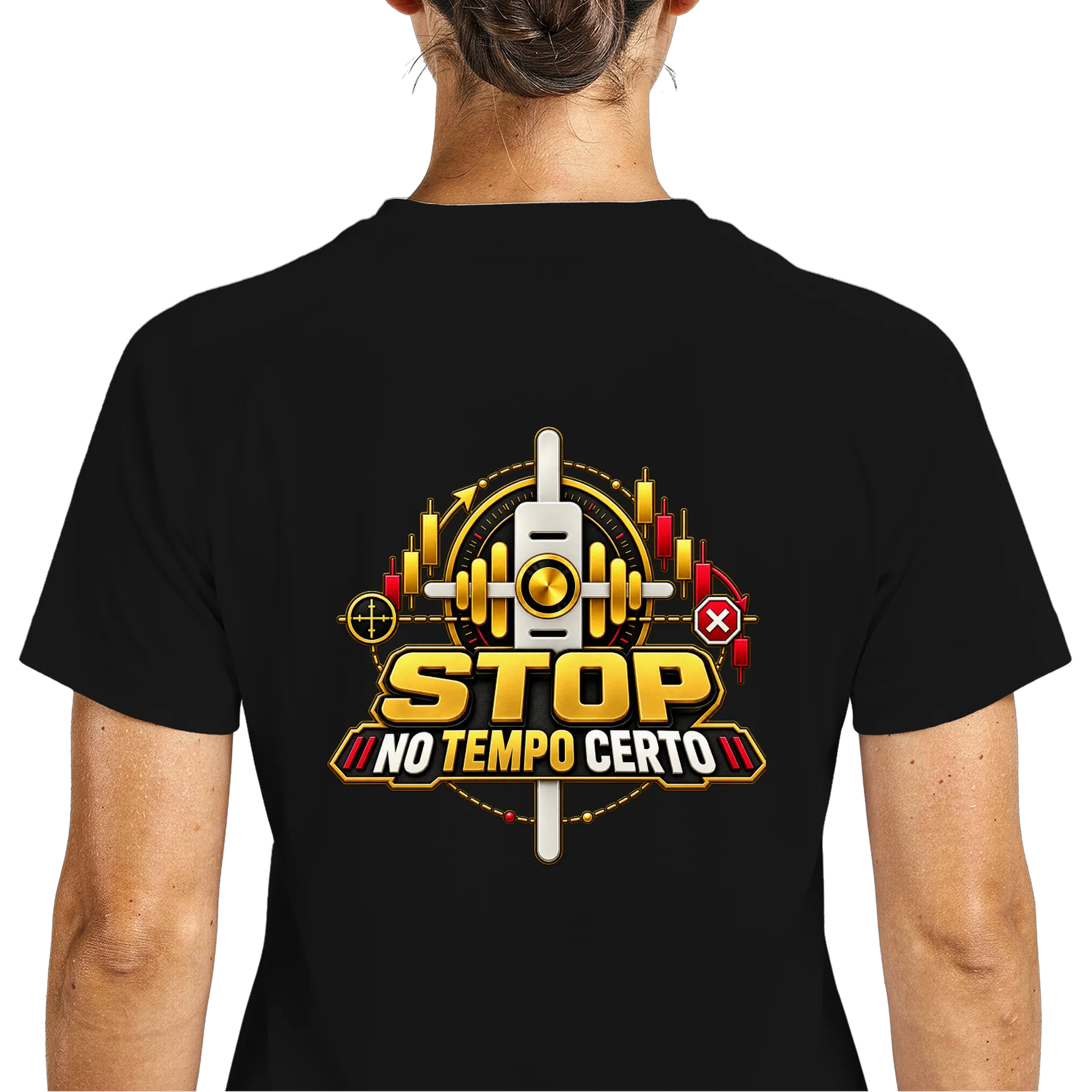 Camiseta Dry Fit Stop No Tempo Certo  - Imagem 5
