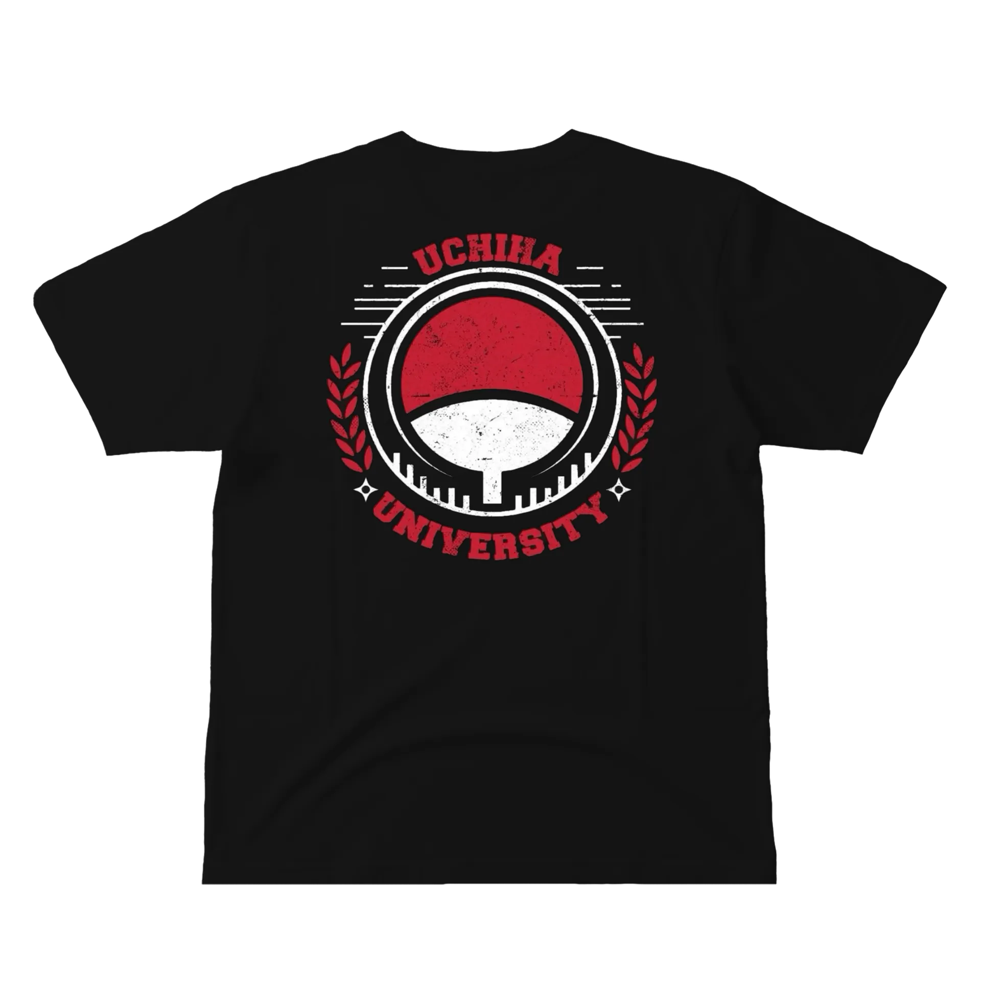 Camiseta Uchiha University Estampa Tipográfica 100% Algodão - Imagem 3