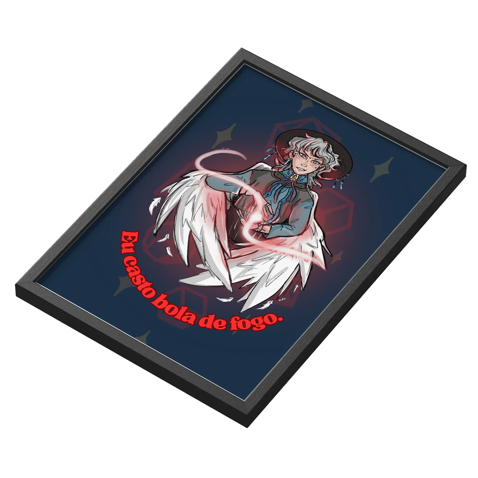 Quadro EU CASTO BOLA DE FOGO (A3) - Imagem 3