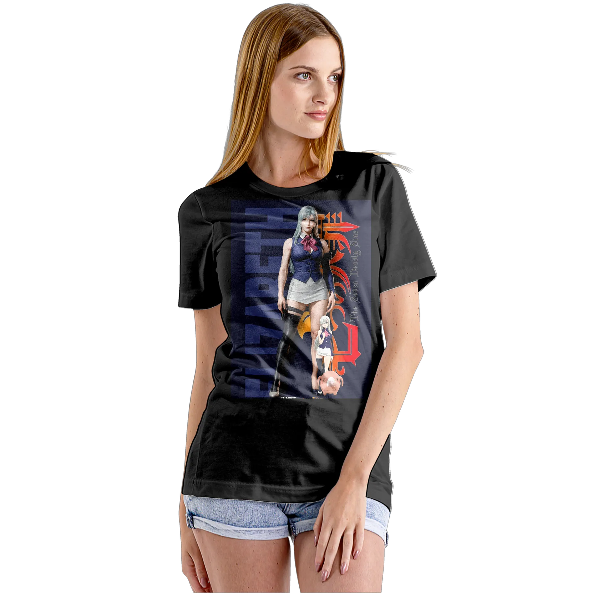 Camiseta Babylook Call of Duty Personagem Prateado 100% - Imagem 5