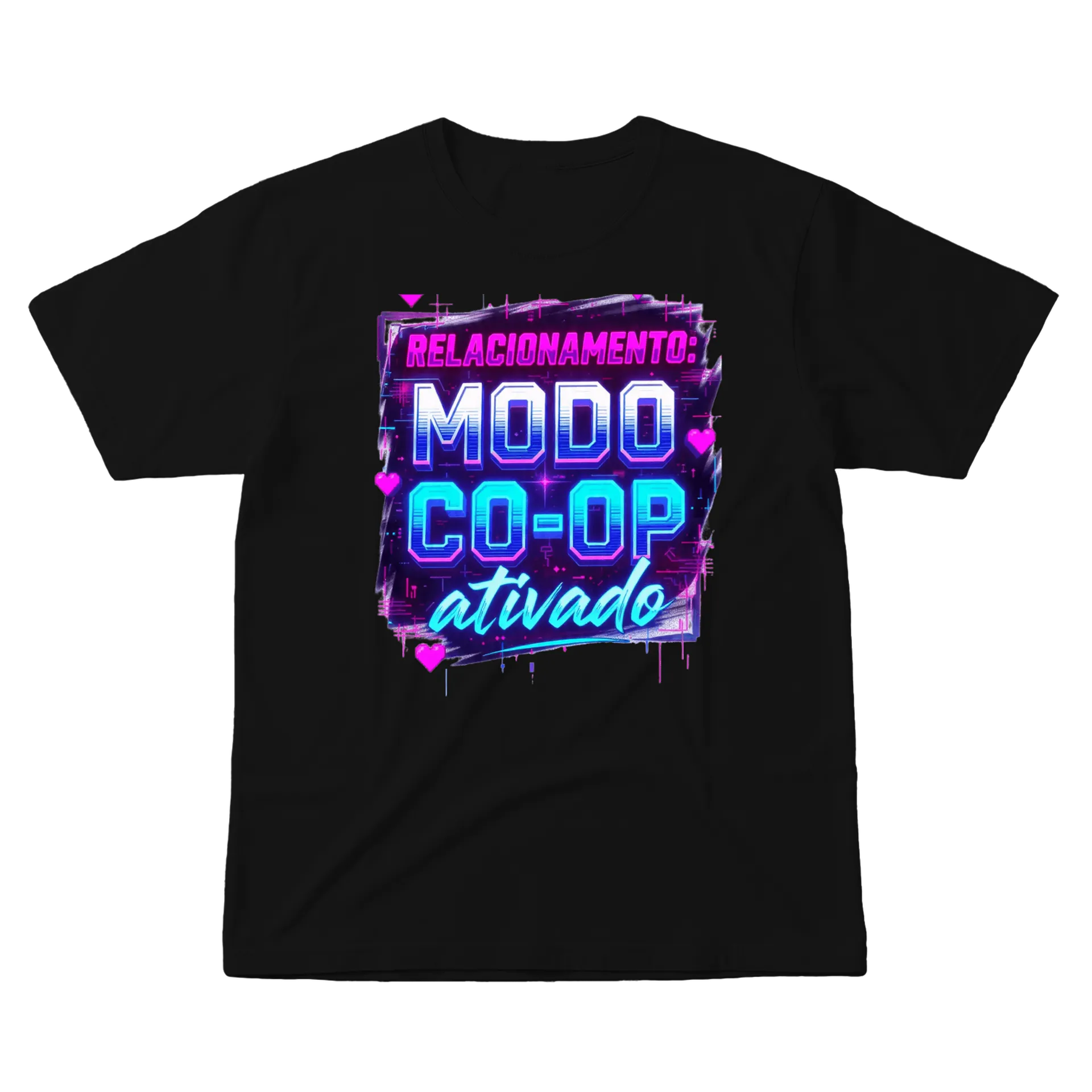 Camiseta Modo Co-Op Ativado 100% Algodão de Jerry