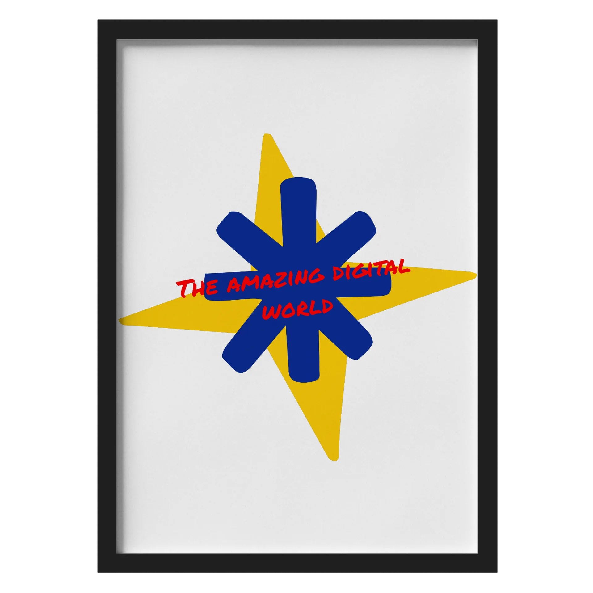 Quadro A3 personalizado com a logo de digital world de Candle unier star [0fc] — imagem 1 de 3