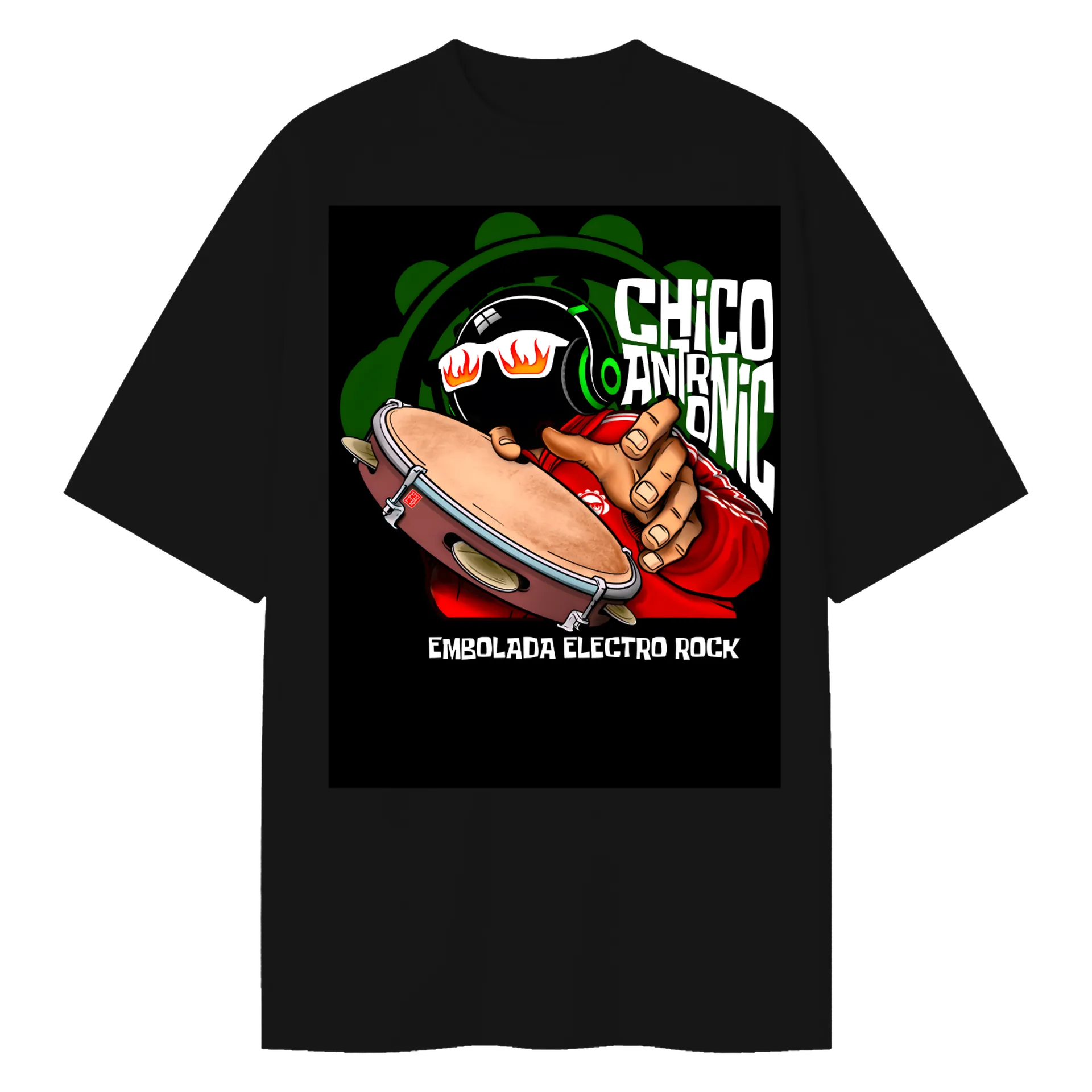 Camiseta Oversized Chico antronic mascote - Imagem 1