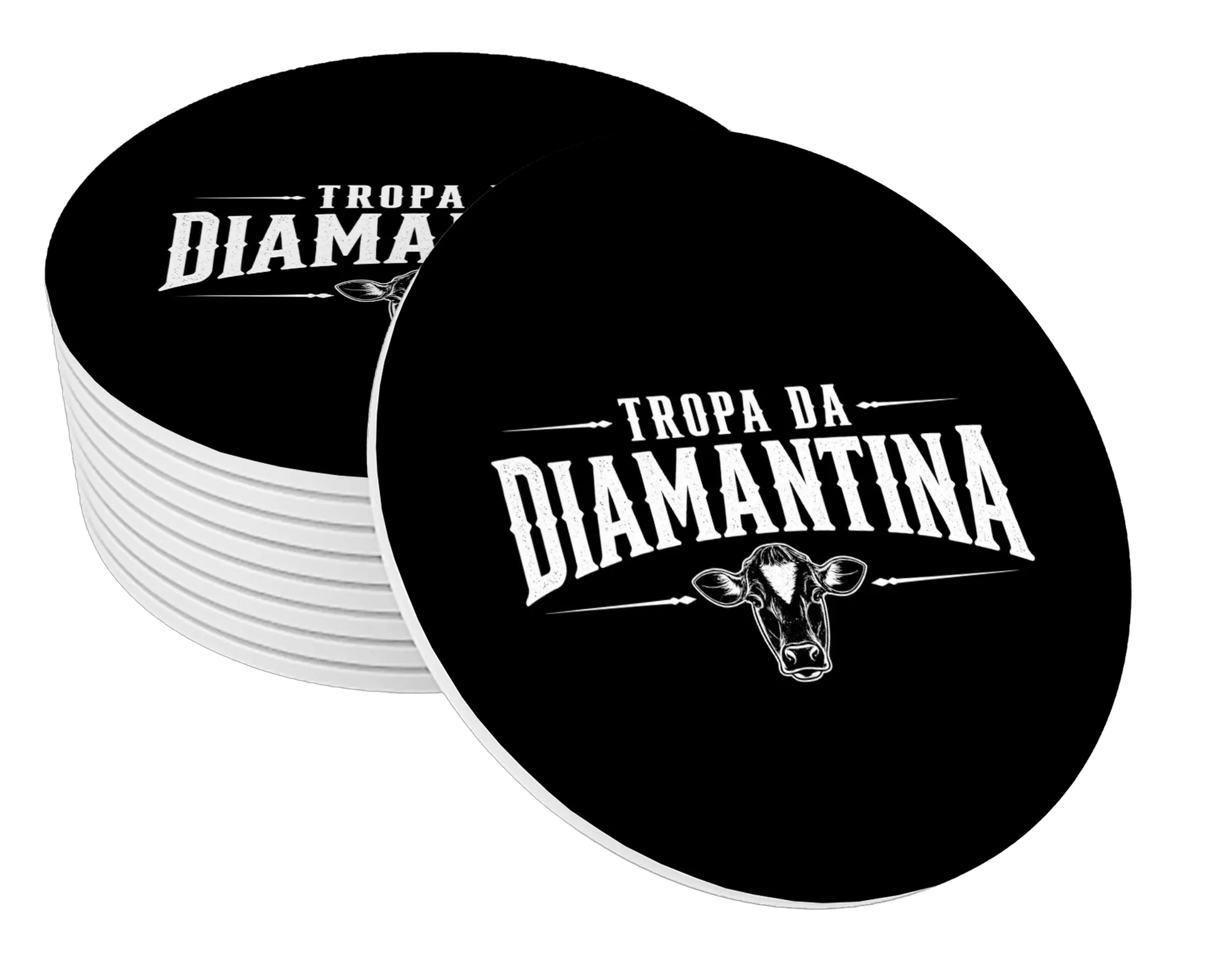 Porta-copos personalizado - Tropa da Diamantina de Annie 🐮