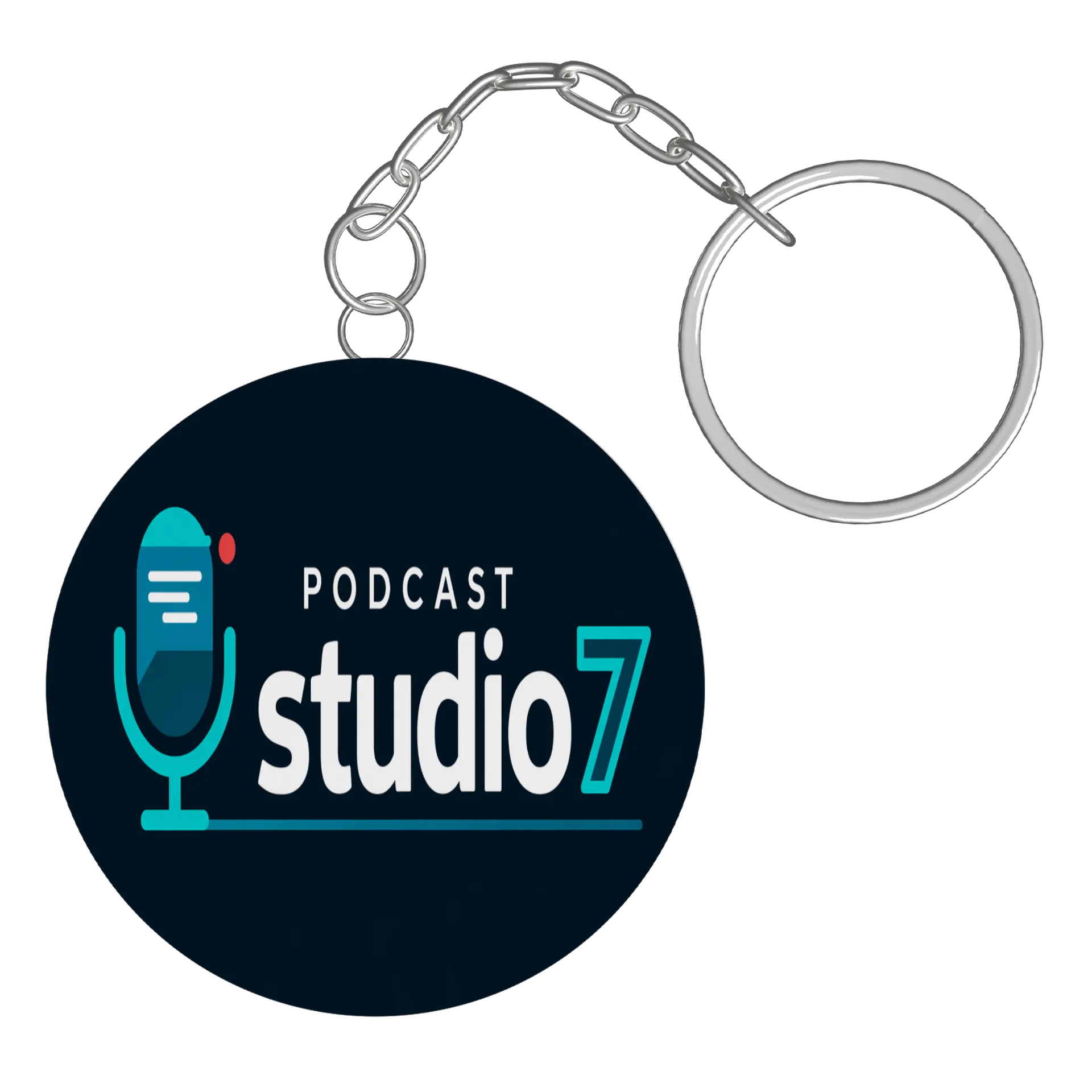 Chaveiro personalizado studio7 Podcast de Studio7 Podcast — imagem 2 de 3