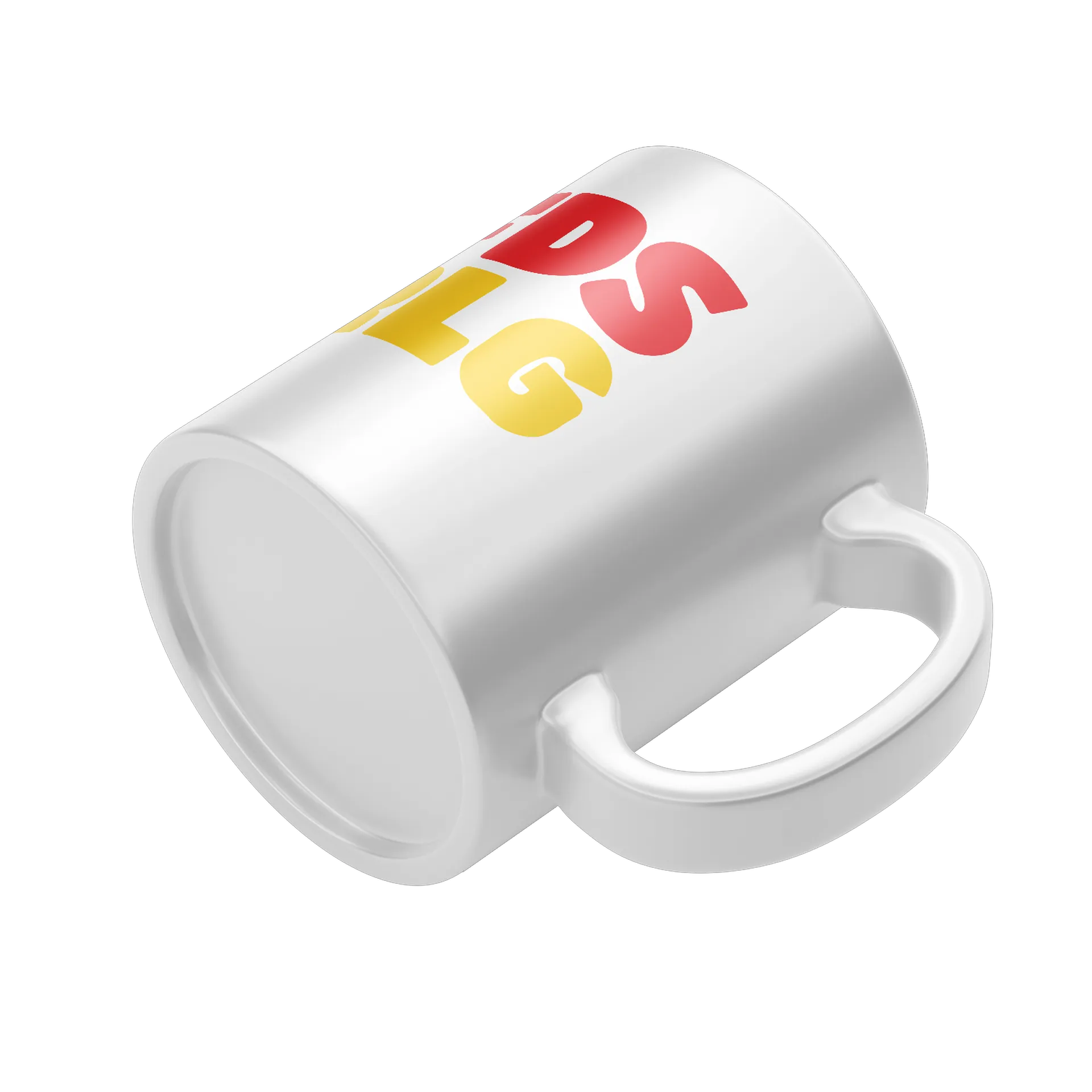 Caneca Porcelana Estampa FDS RLG 325ml - Imagem 4