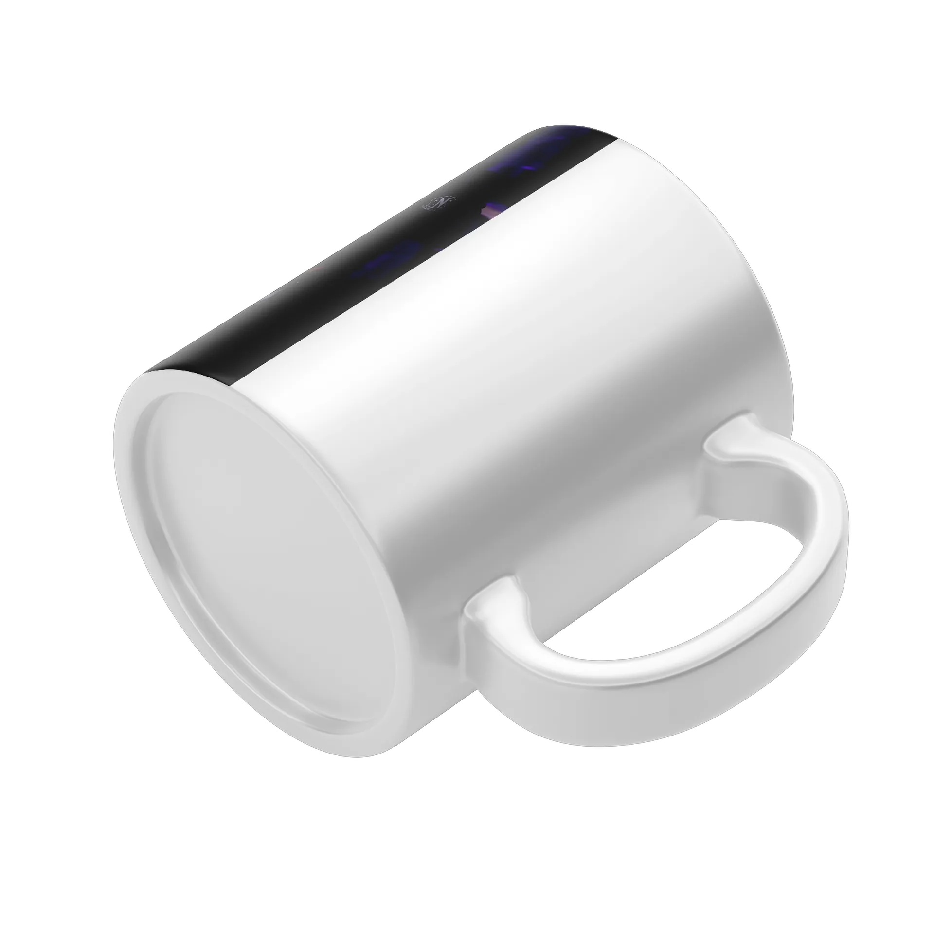 Caneca Cosplay Wandinha Addams Colagem com Texto Roxo 325ml - Imagem 4