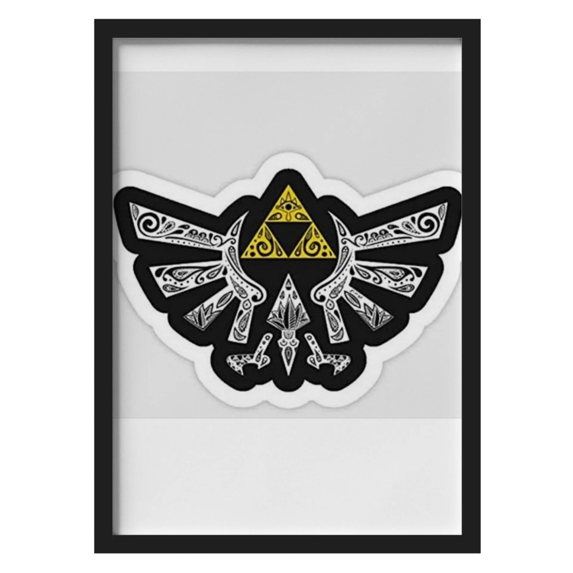 Quadro A3 personalizado zelda - Imagem 1