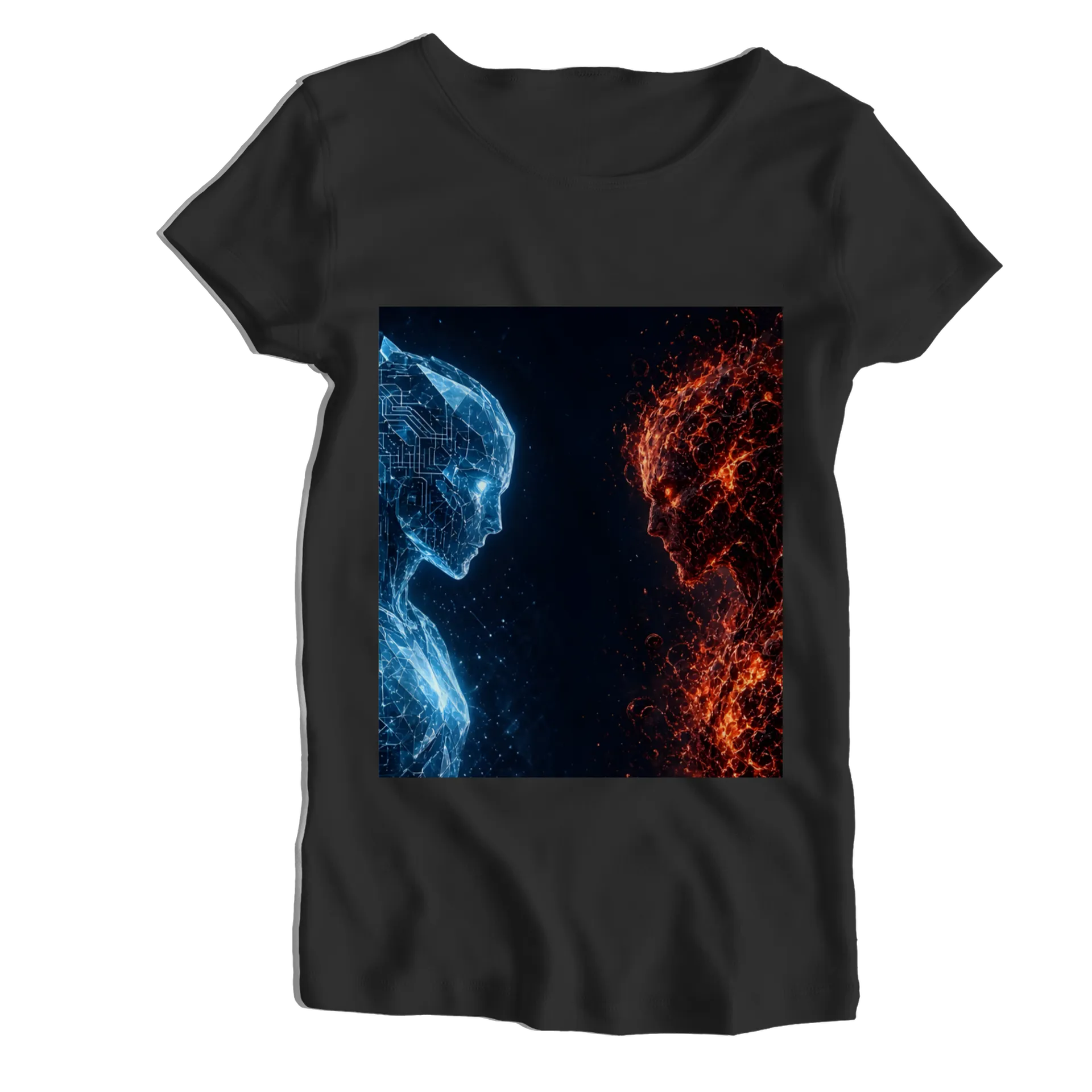 Camiseta Babylook Neural Pulse Co. - Dualidade - Imagem 1