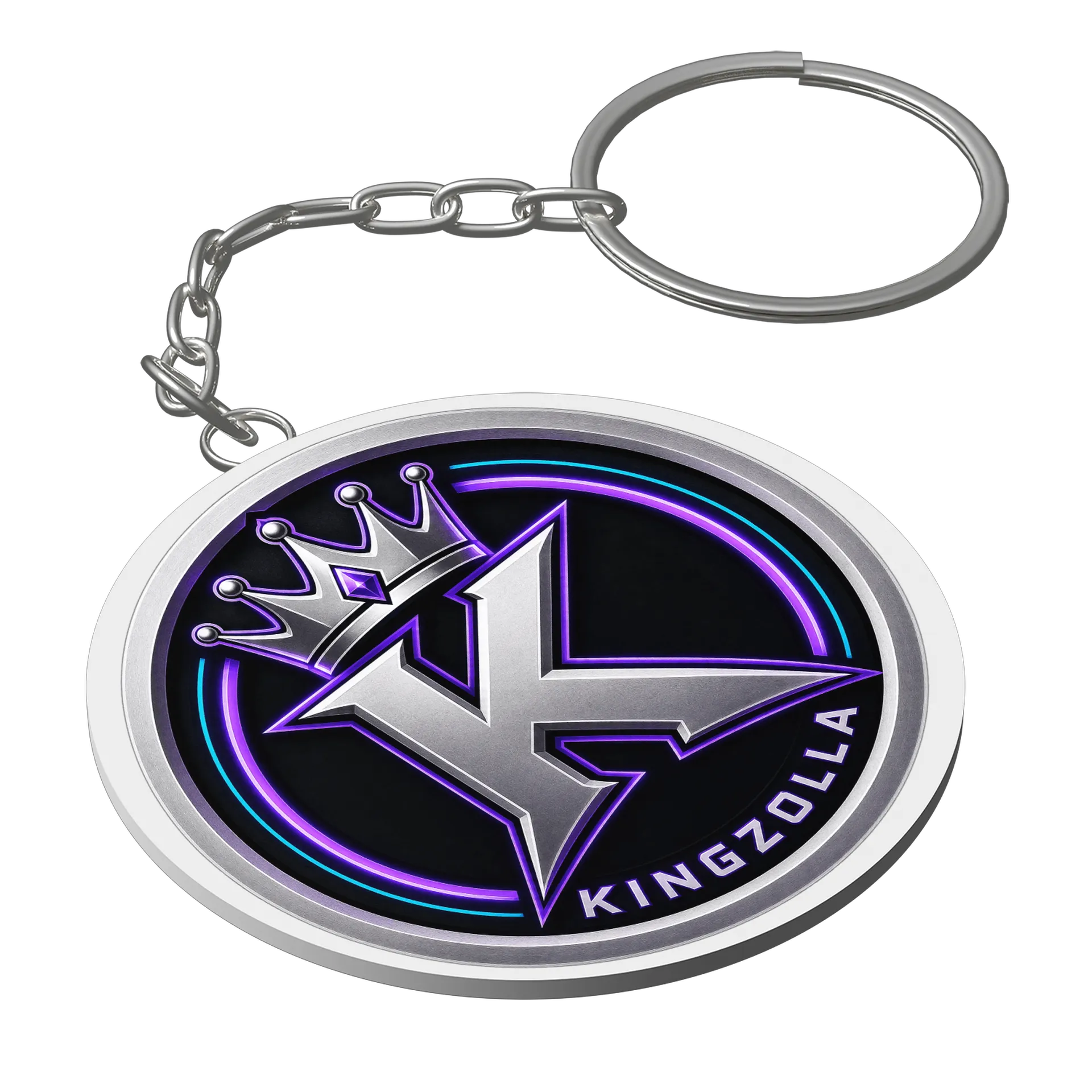 Chaveiro Oficial KingZolla — Coroa do King de KingZolla — imagem 1 de 3