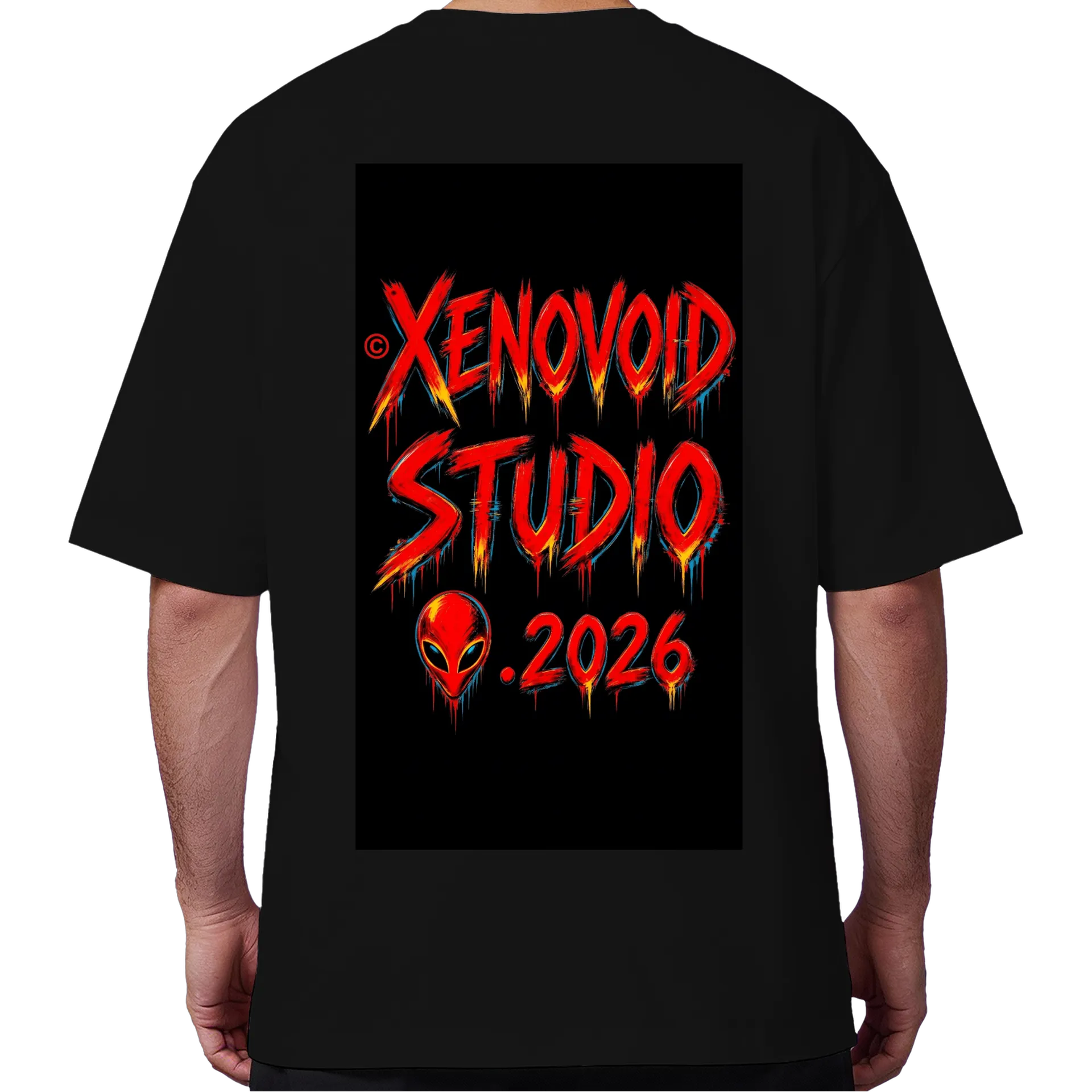 Camiseta Oversized Xenovoid Studio 👽 de Xenovoid Studio 👽 — imagem 6 de 6