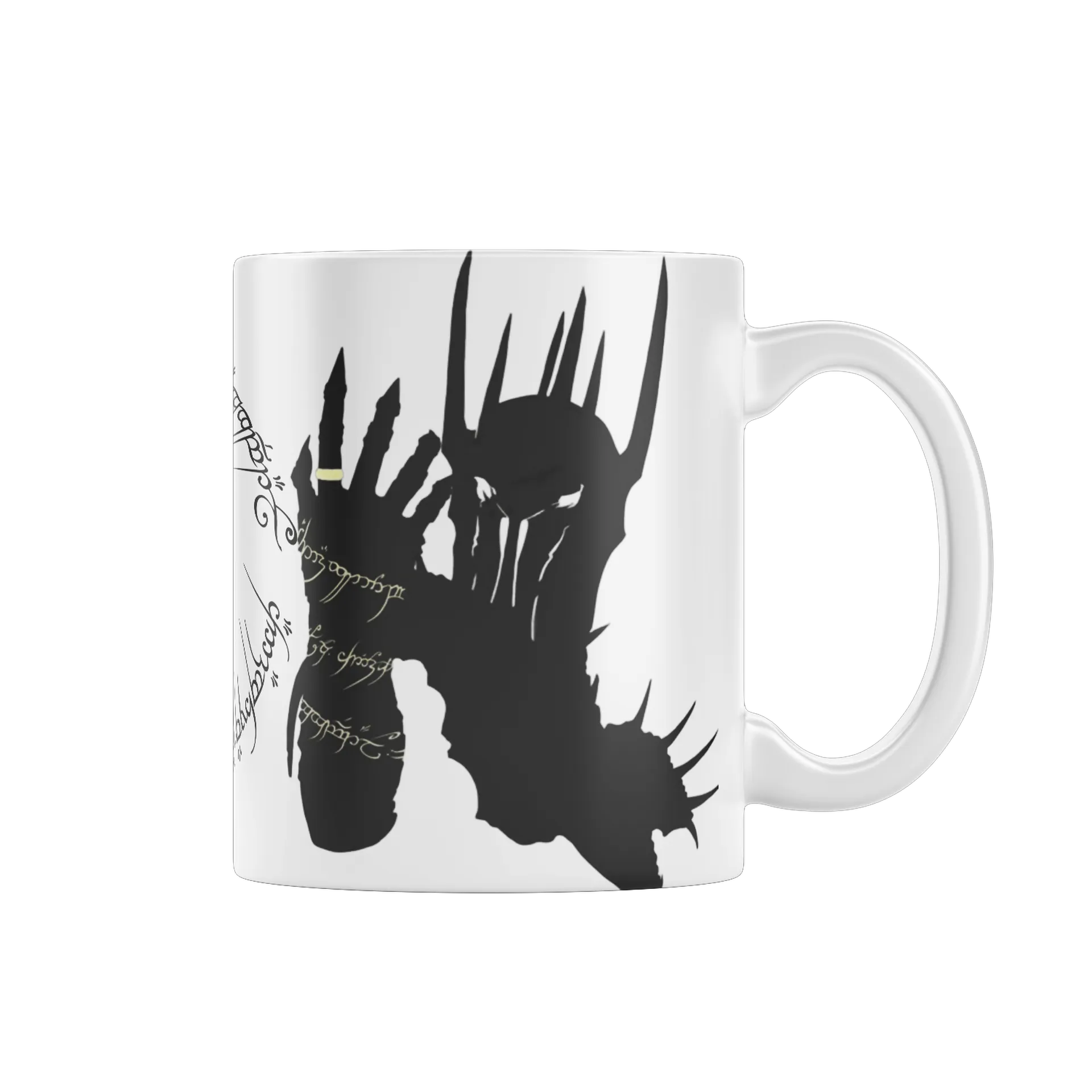 Caneca Porcelana Mão do Senhor dos Anéis 325ml - Imagem 1