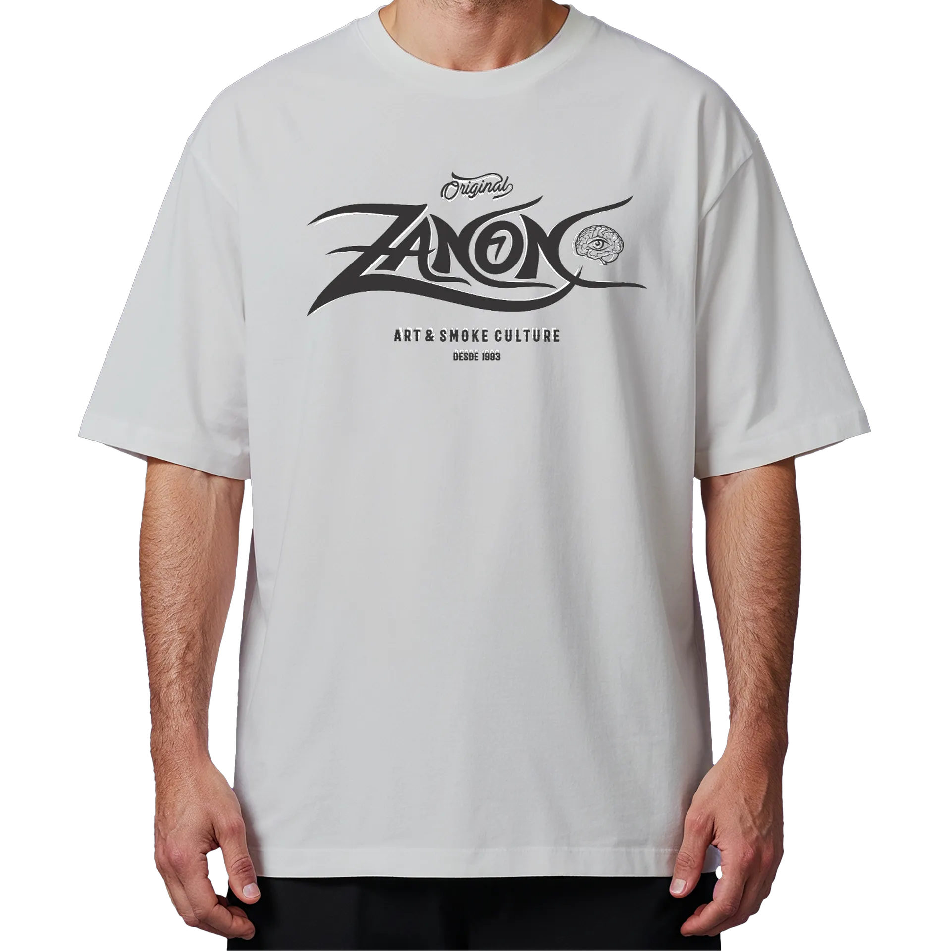 Camiseta Oversized Original Zanon Bombing 100% Algodão - Imagem 4