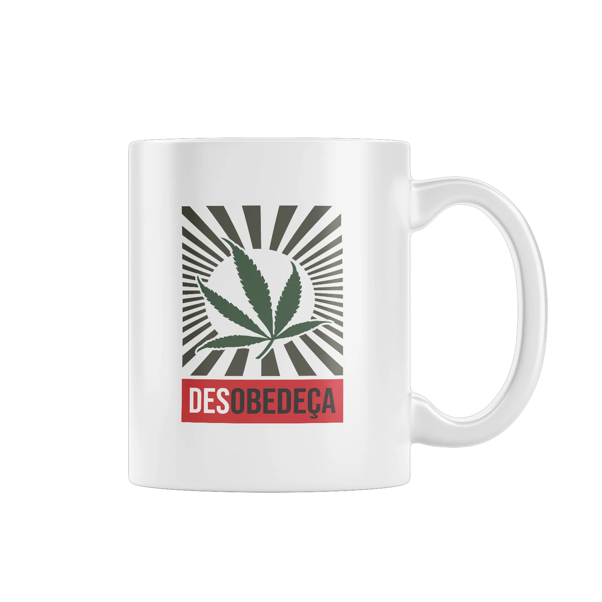 Caneca Porcelana Desobedeça 325ml - Imagem 1