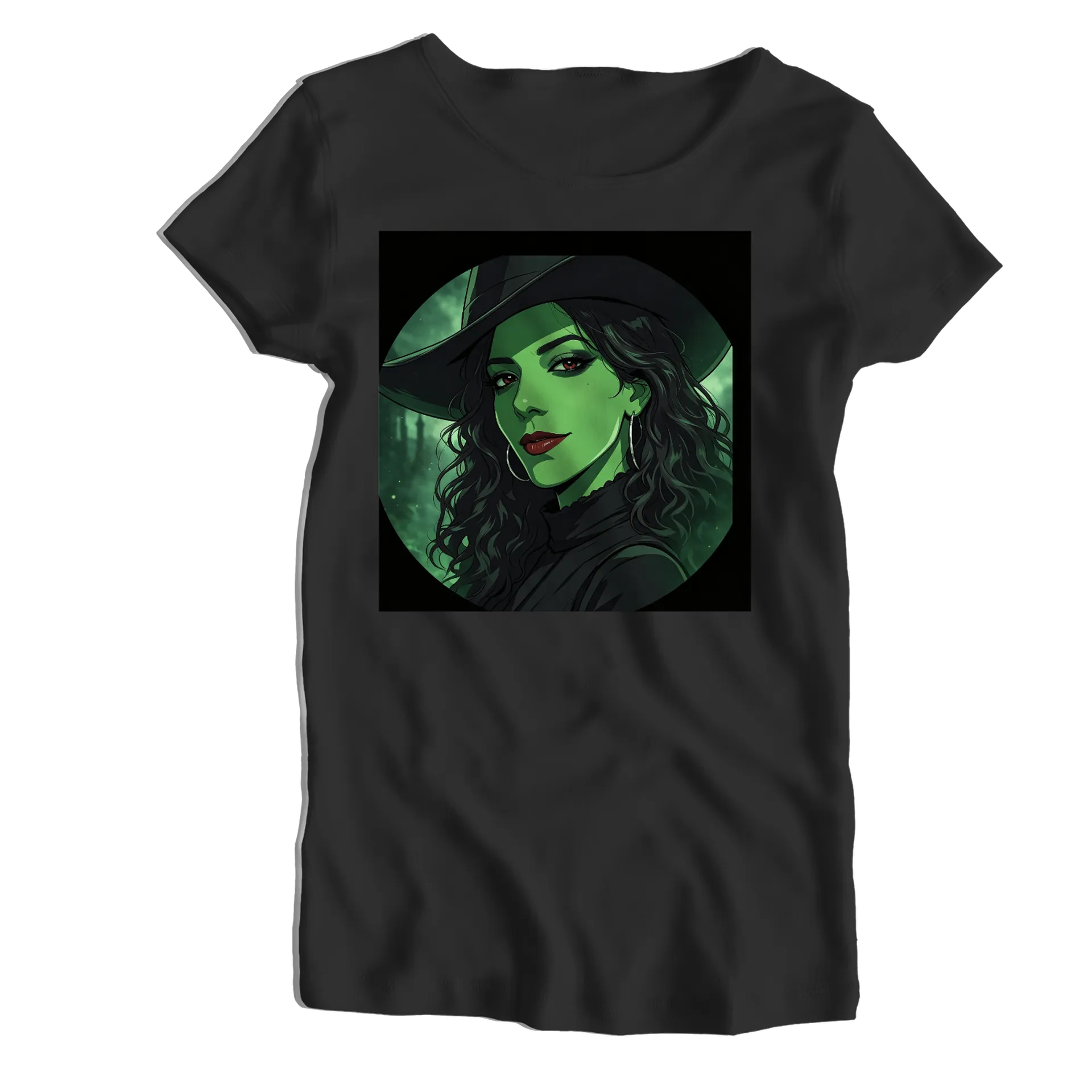 Camiseta Babylook Mulher Gata Mística 100% Algodão - Imagem 1