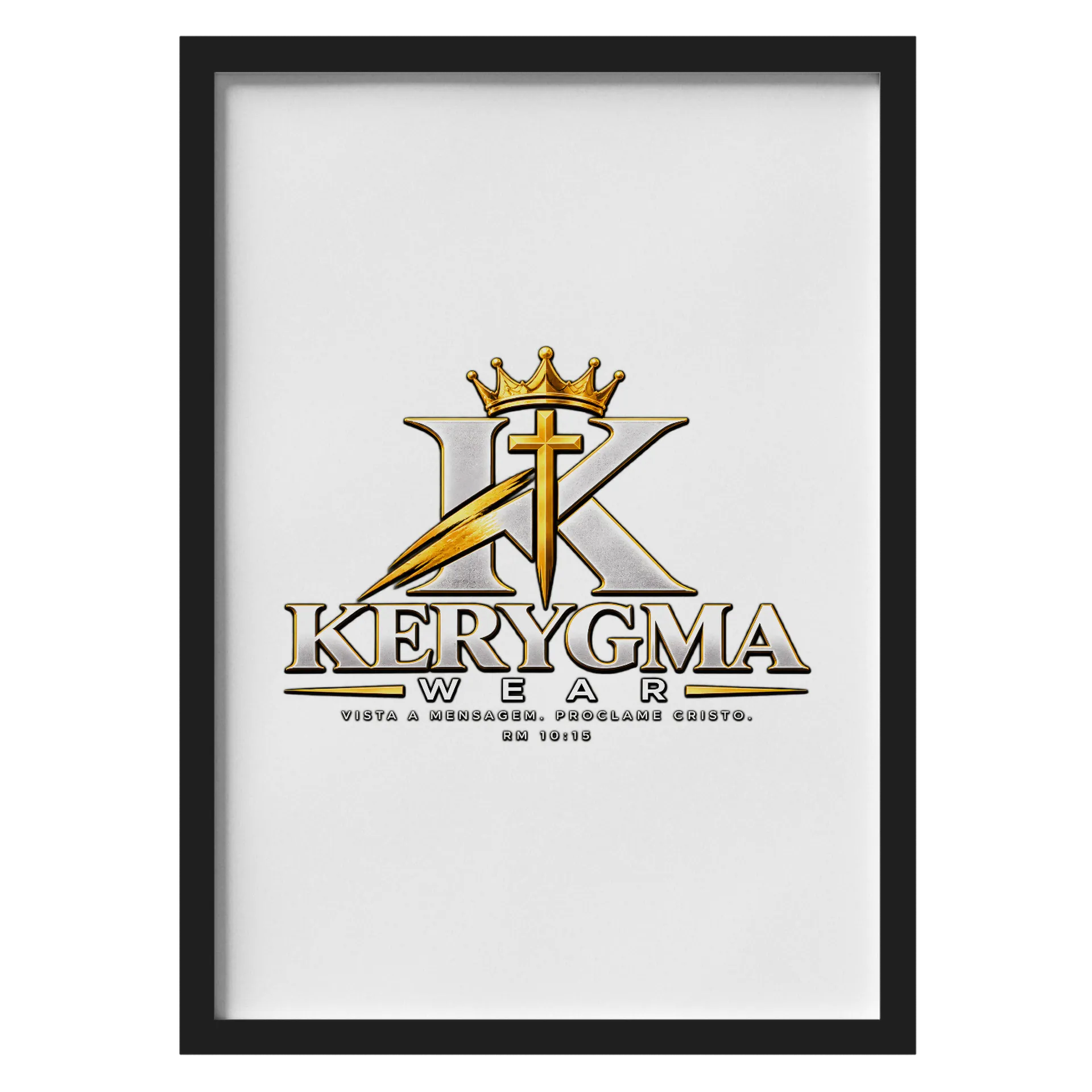 Quadro A3 personalizado Com Vidro Kerygma de SILVIOLUIZAZEVEDO — imagem 1 de 3