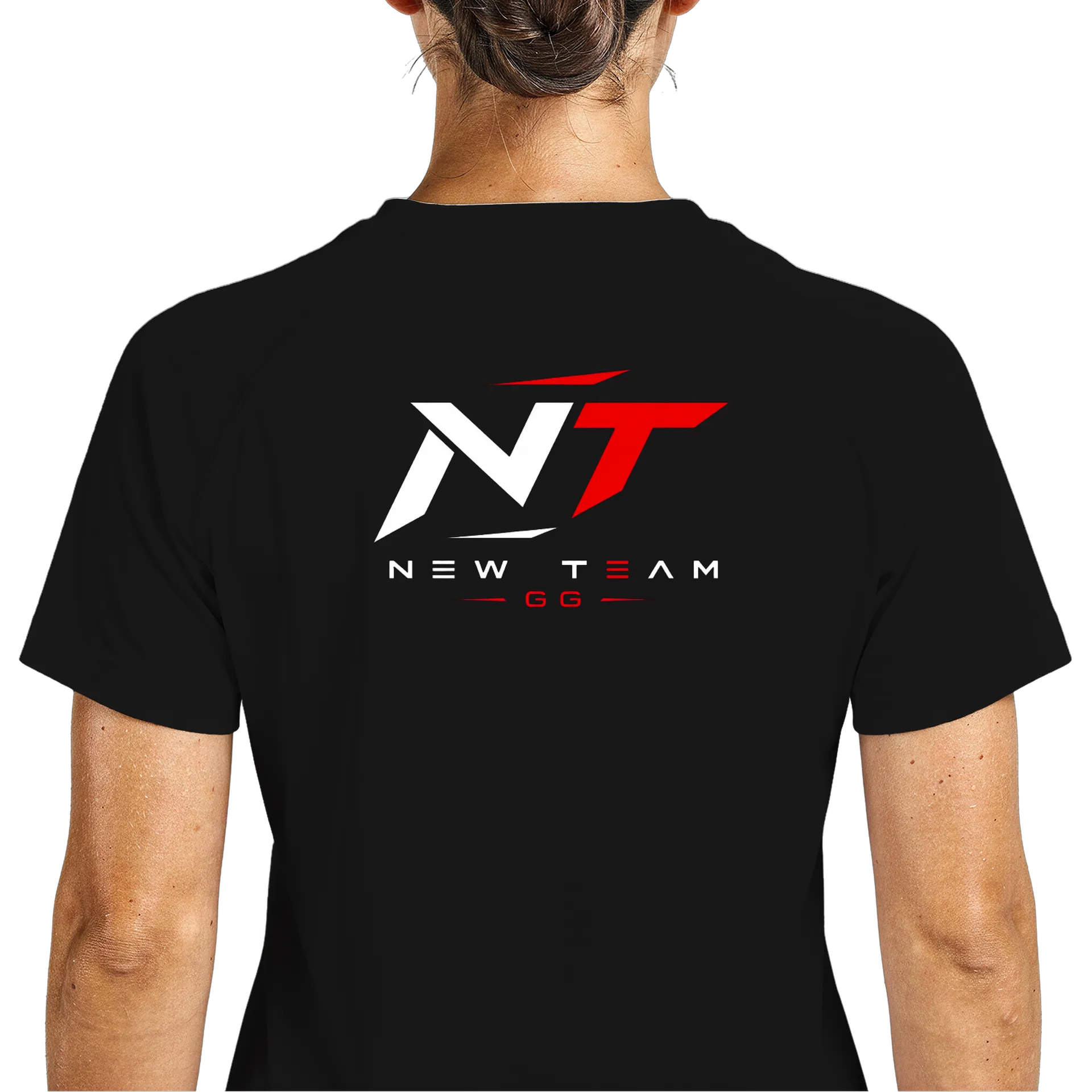 Camiseta Dry Fit New Team GG Logo 100% Poliéster Preto - Imagem 5