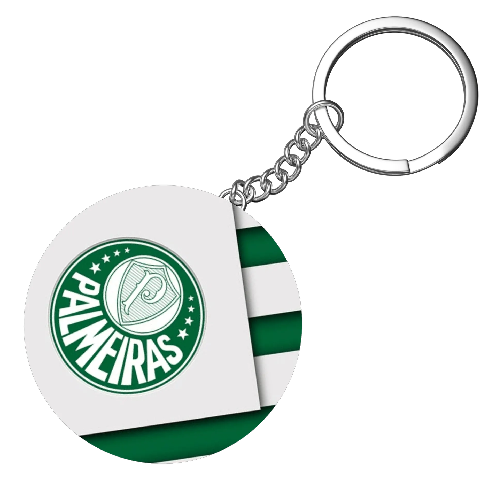 Chaveiro MDF Logotipo Palmeiras 5x5cm - Imagem 4