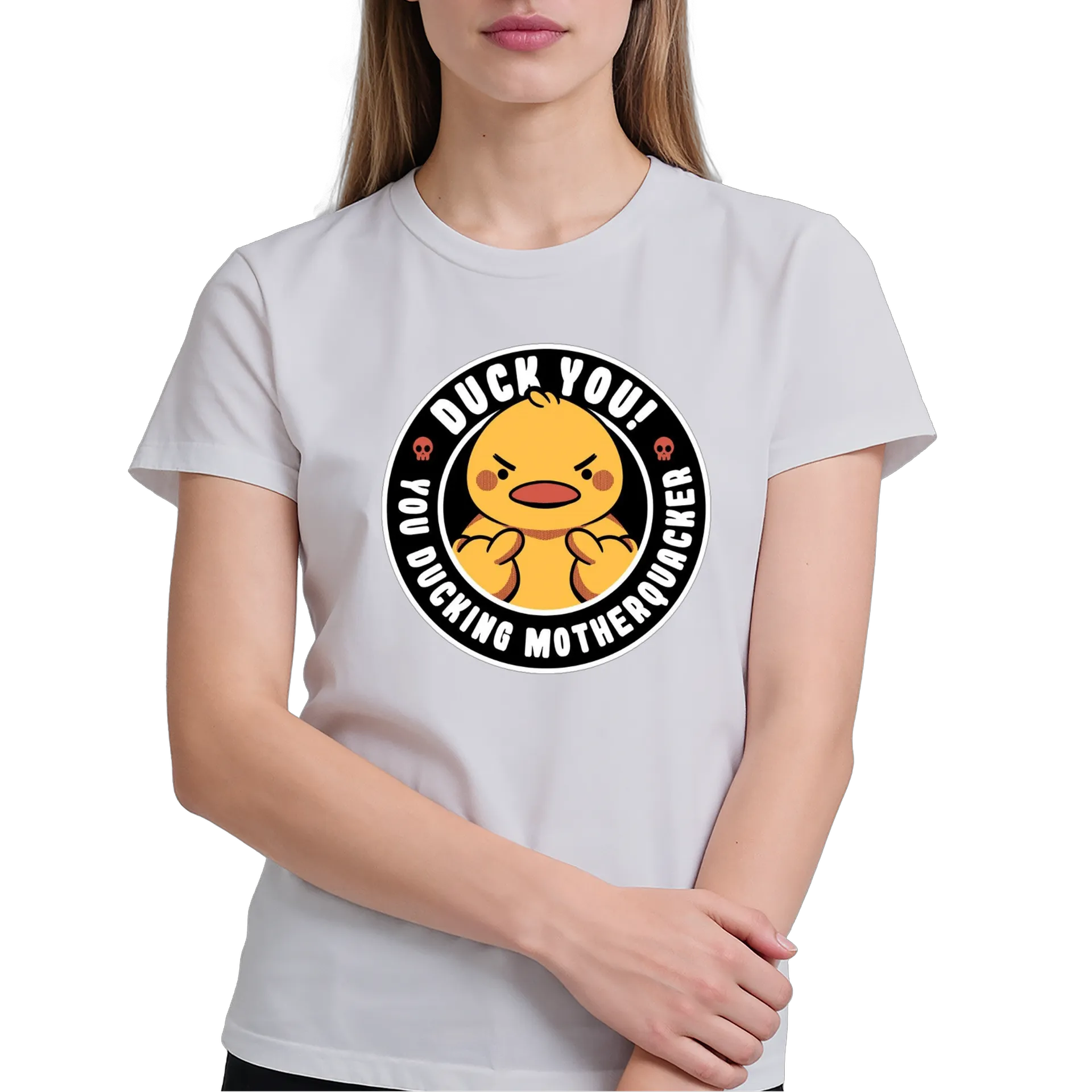 Camiseta Estampa Pato Amarelo 100% Algodão - Imagem 4