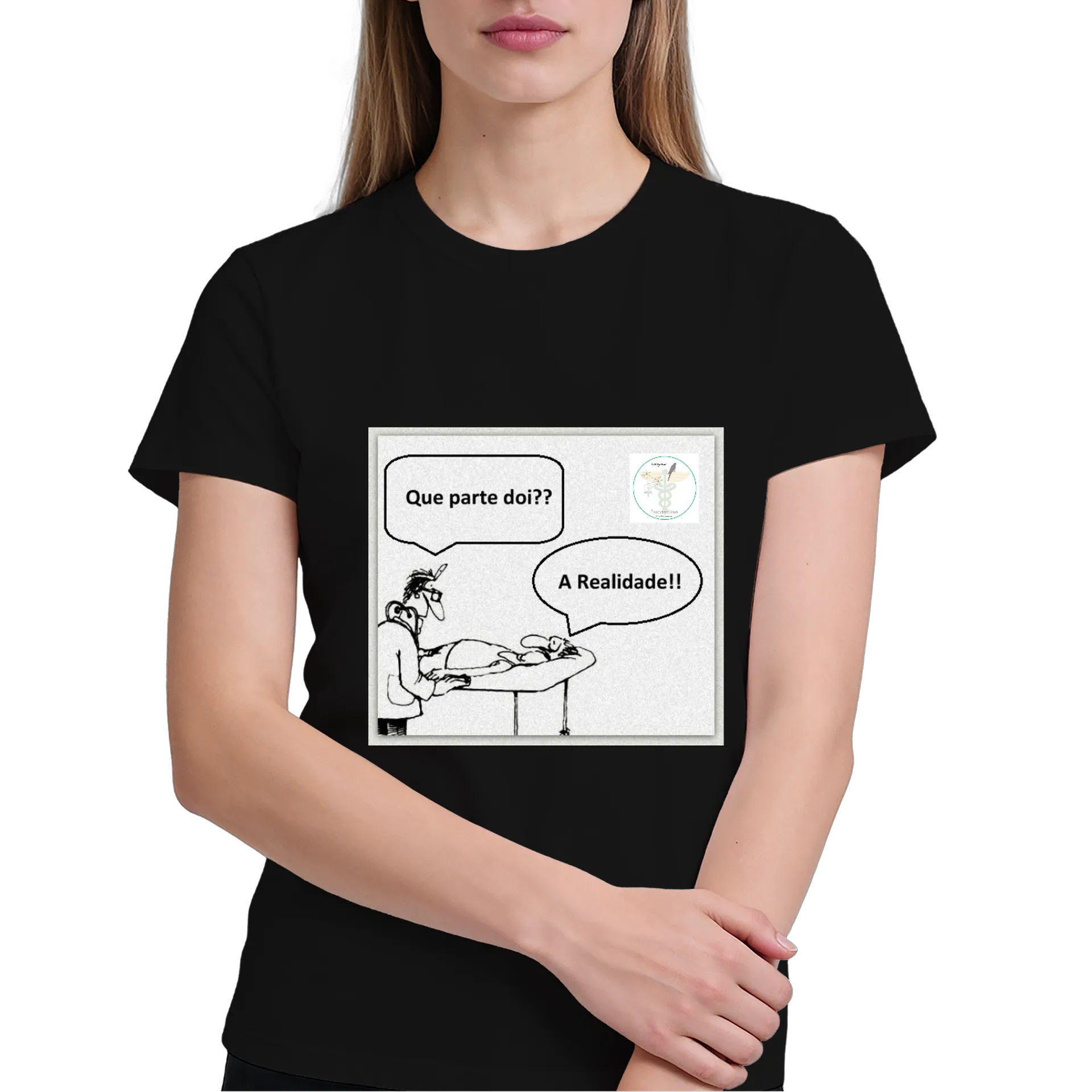 Camiseta Humor Médico Que Parte Dói 100% Algodão - Imagem 4