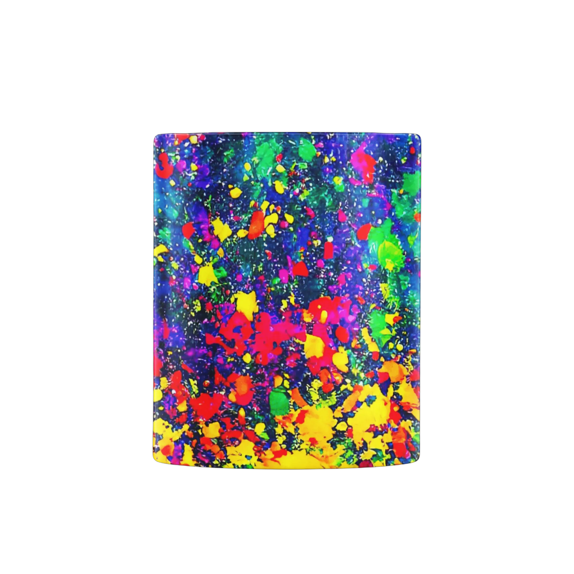 Caneca Porcelana Abstrata Colorida 325ml - Imagem 2