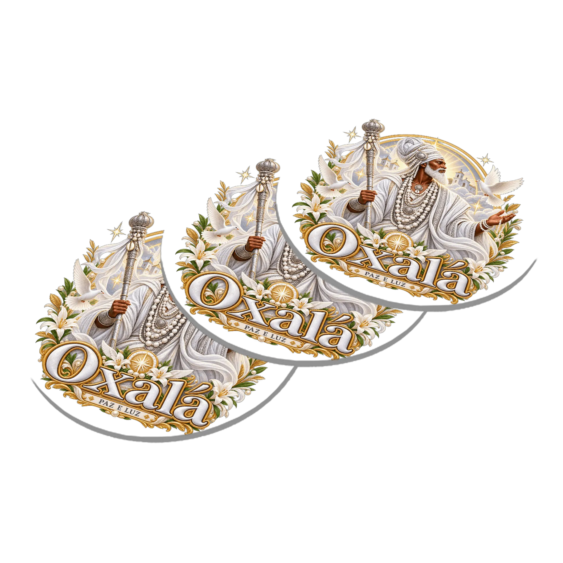 Porta-copo Oxala de Girassol Místico  — imagem 2 de 3