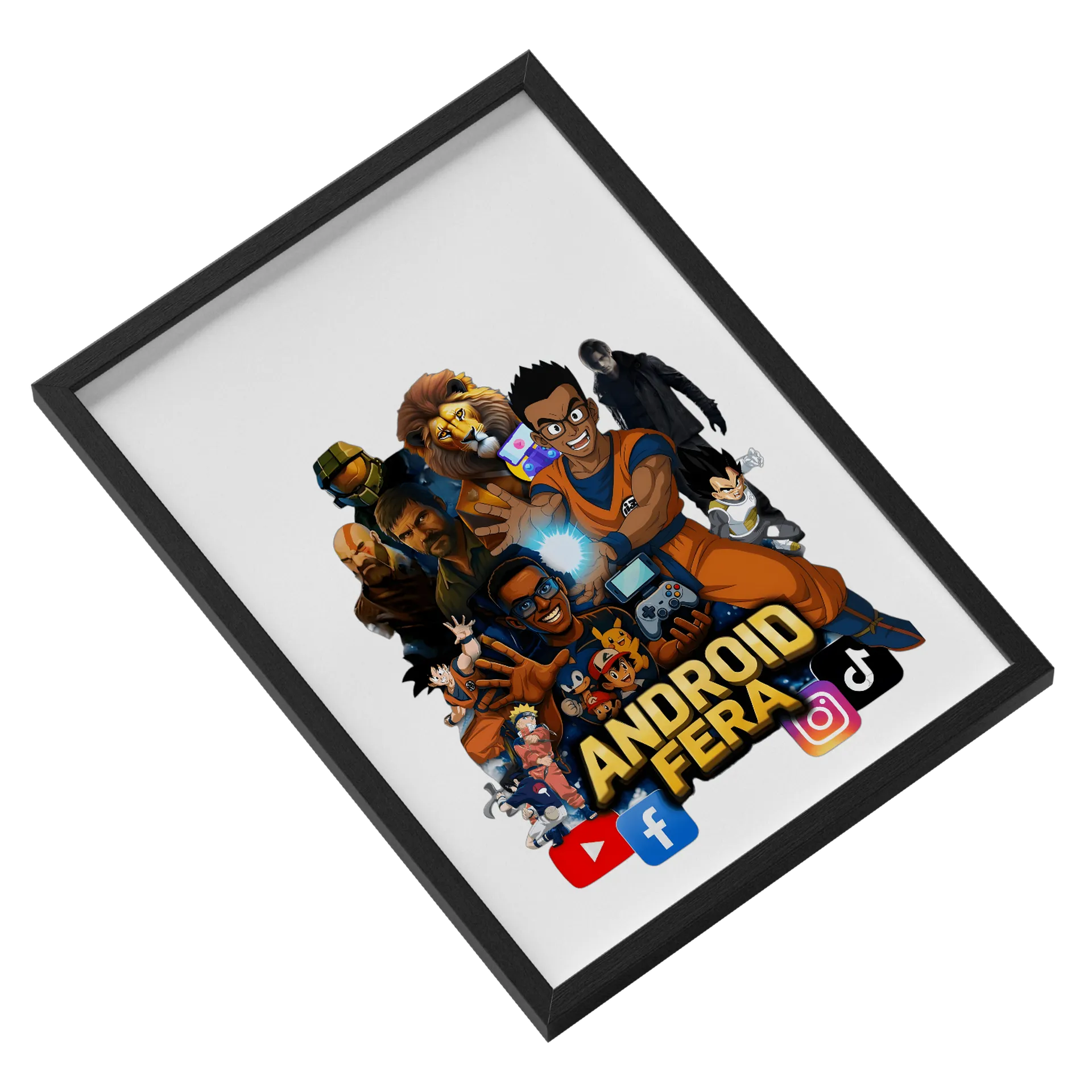 Quadro Android Fera Vidro de Lucas San (Android Fera) — imagem 2 de 3
