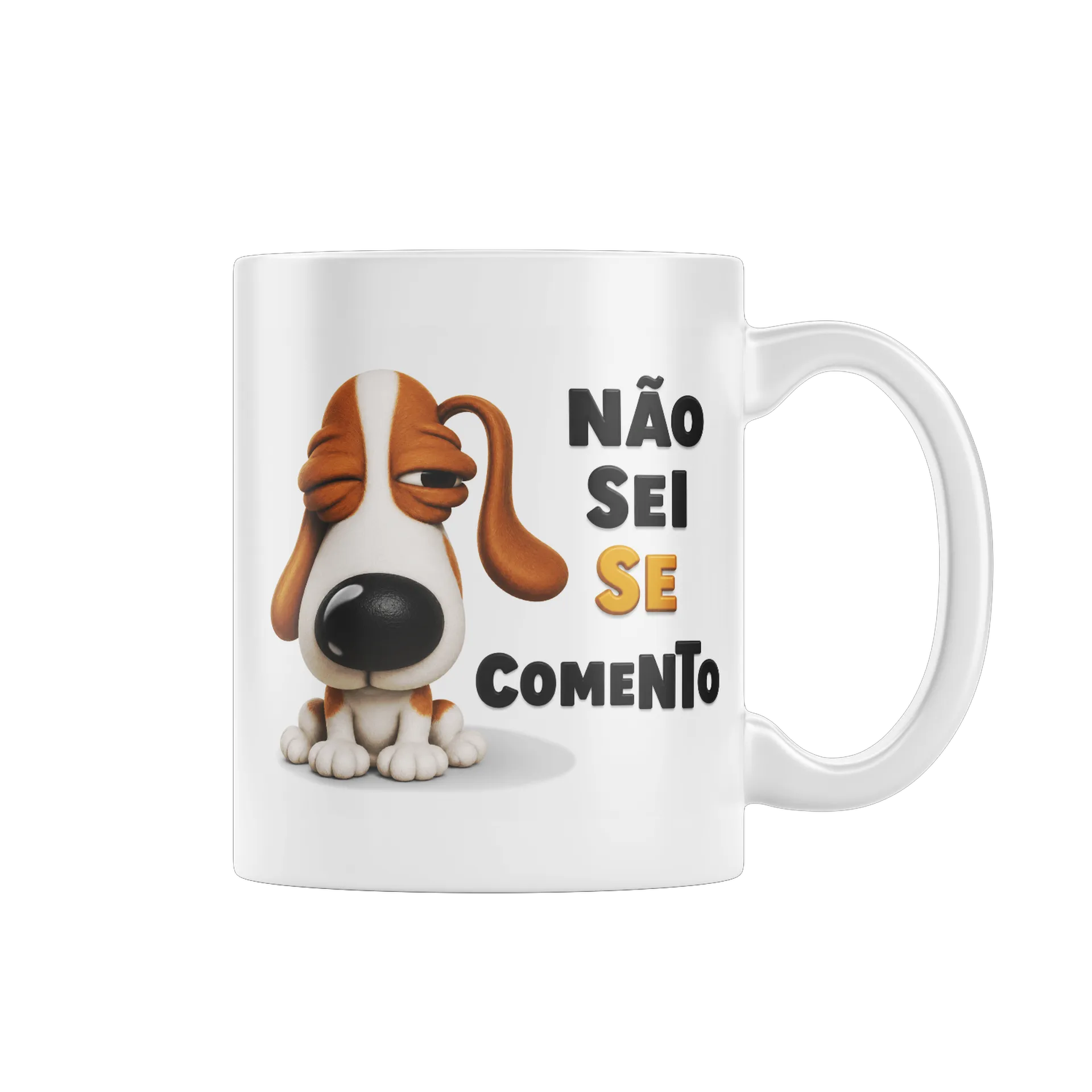 Caneca Não Sei se Comento - Imagem 1