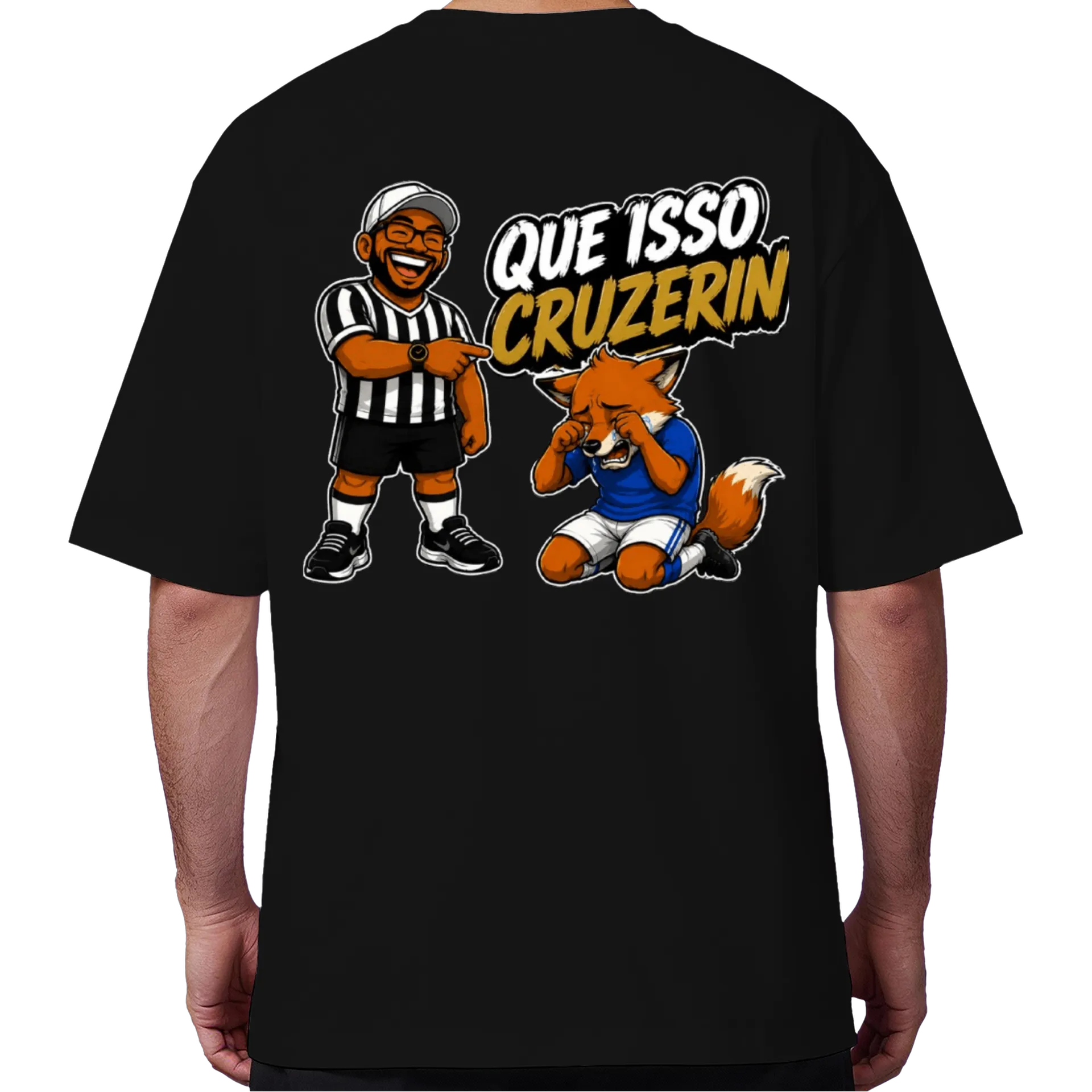 Camiseta Oversized Que Isso Cruzerin - Imagem 6