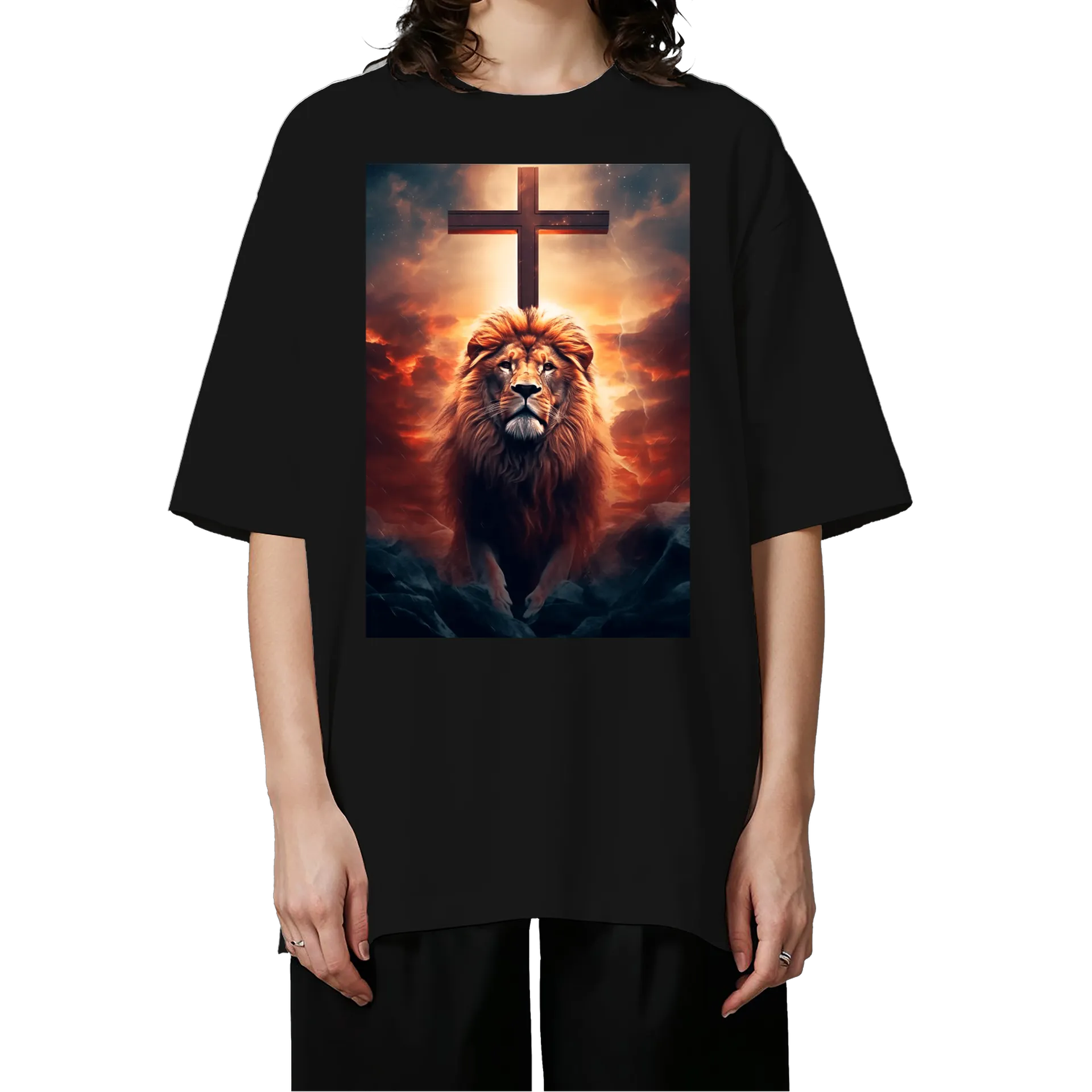 Camiseta Oversized Leão de Judá - Imagem 3