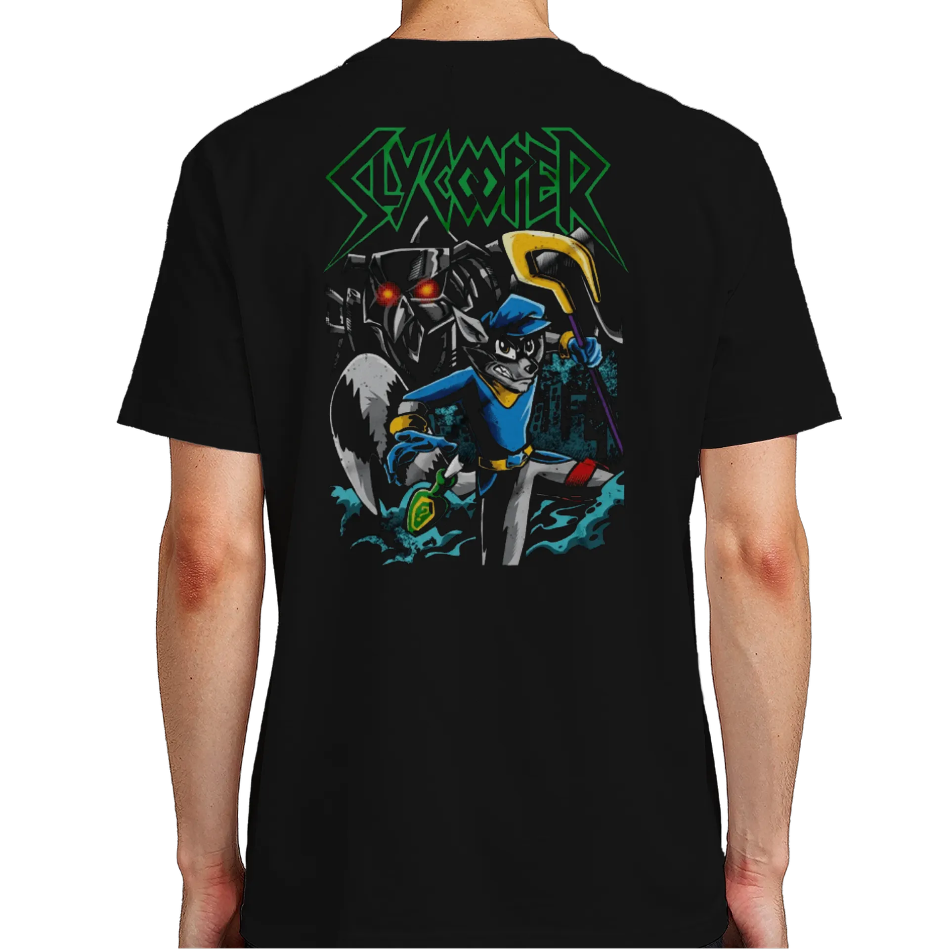 Camiseta Sly Cooper Estampa Cartoon 100% Algodão - Imagem 7