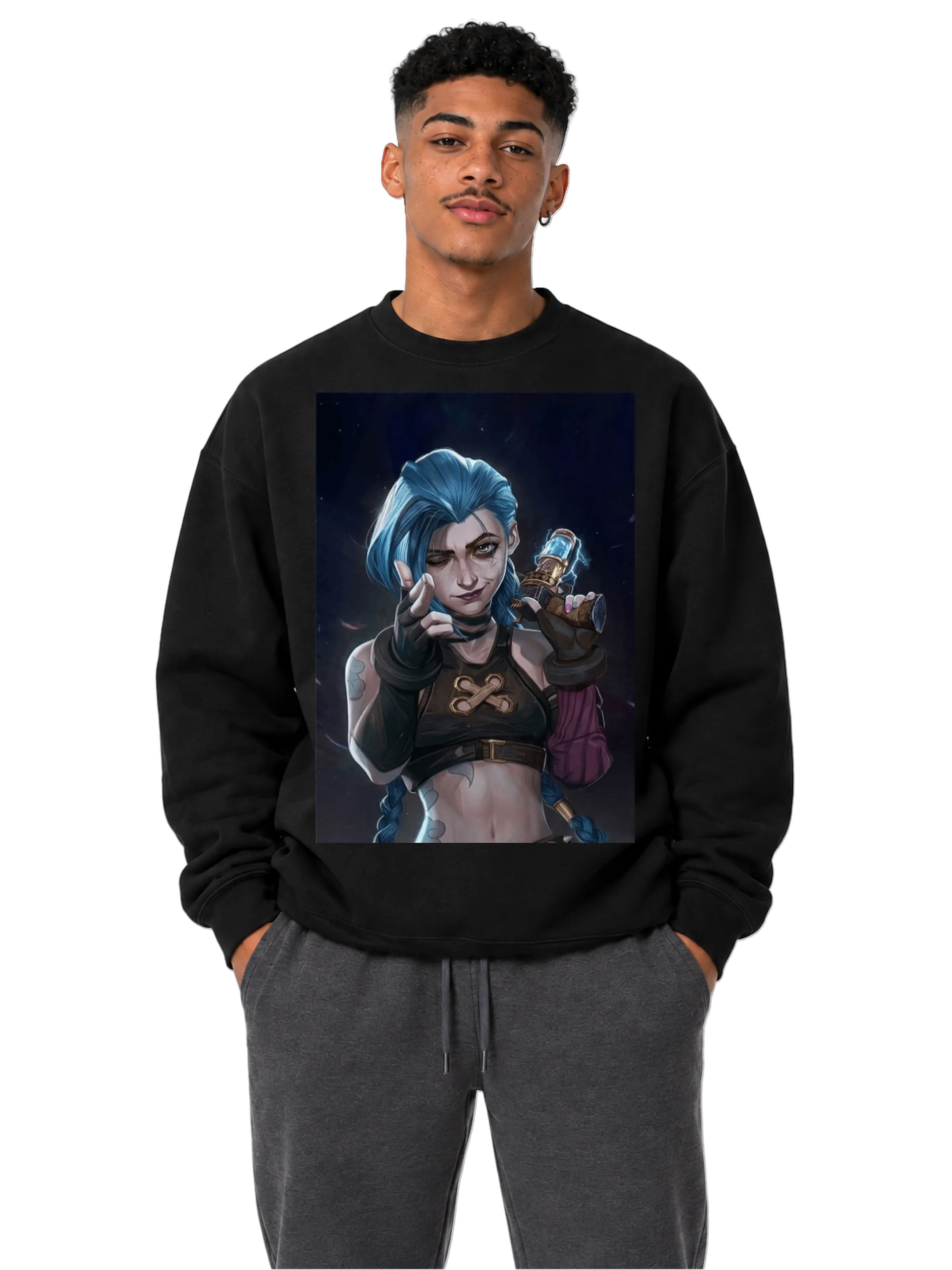 Suéter Moletom jinx de Frère Streetwear — imagem 3 de 6