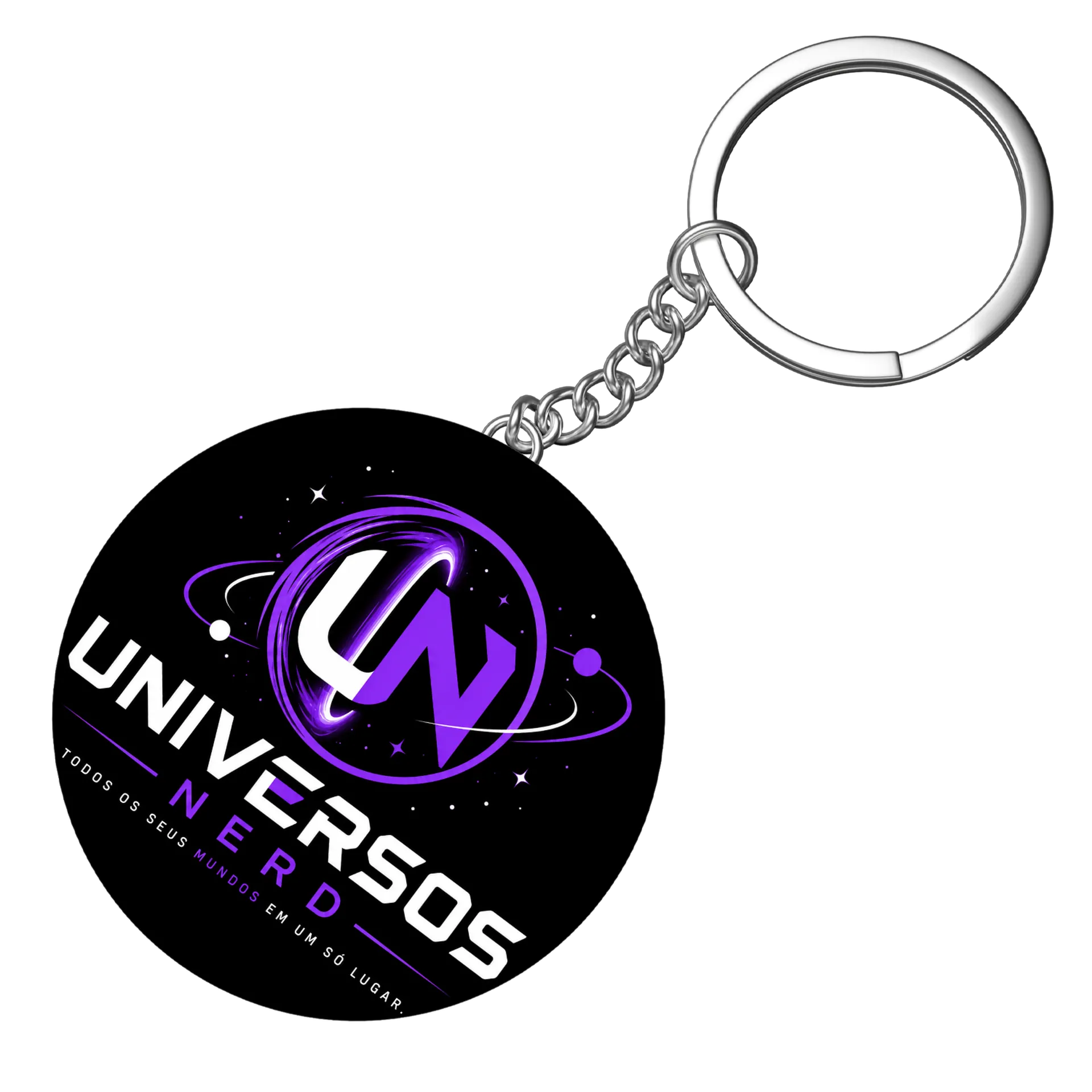 Chaveiro MDF Universos Nerd 5x5cm - Imagem 4