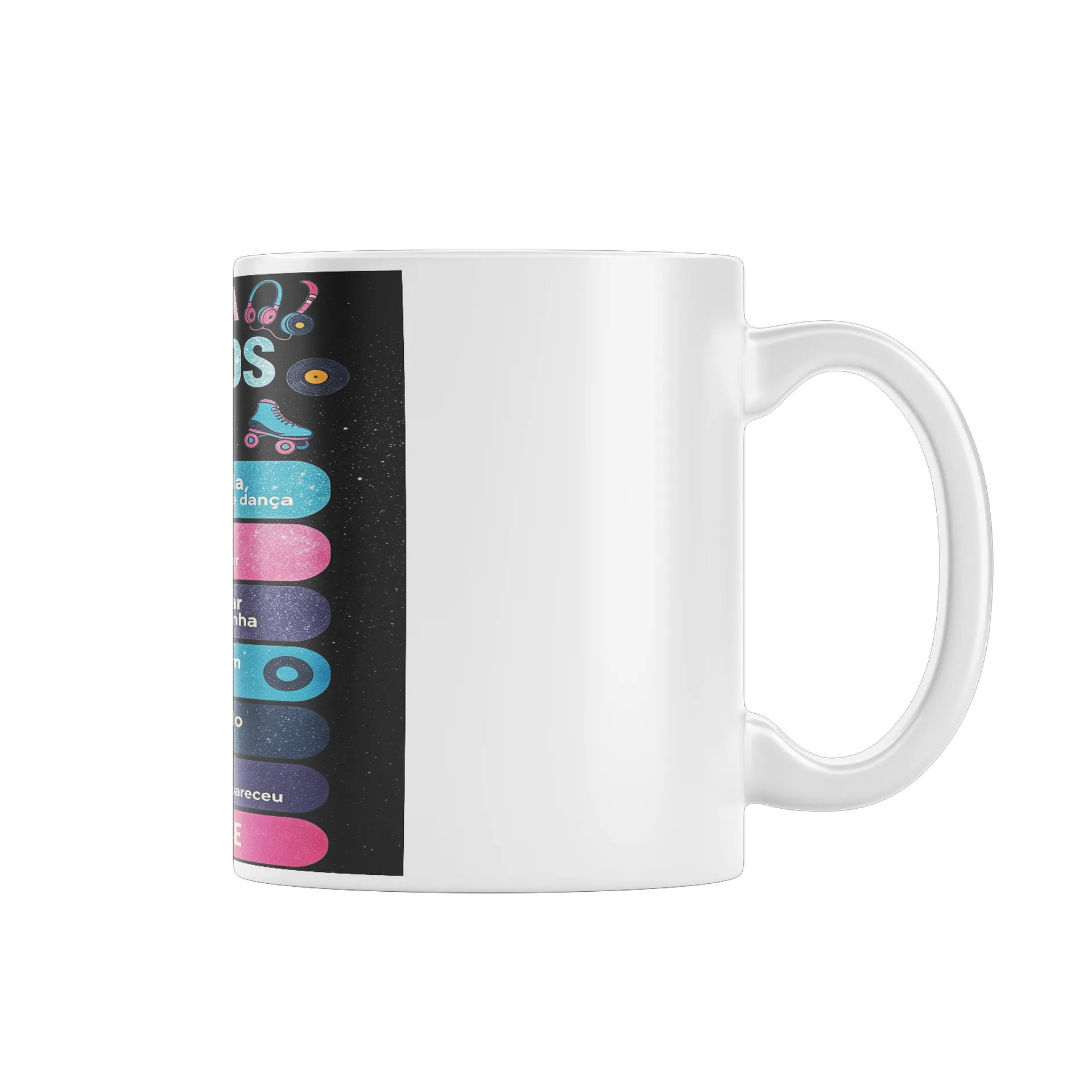 Caneca Palette Frases Retro 325ml - Imagem 1