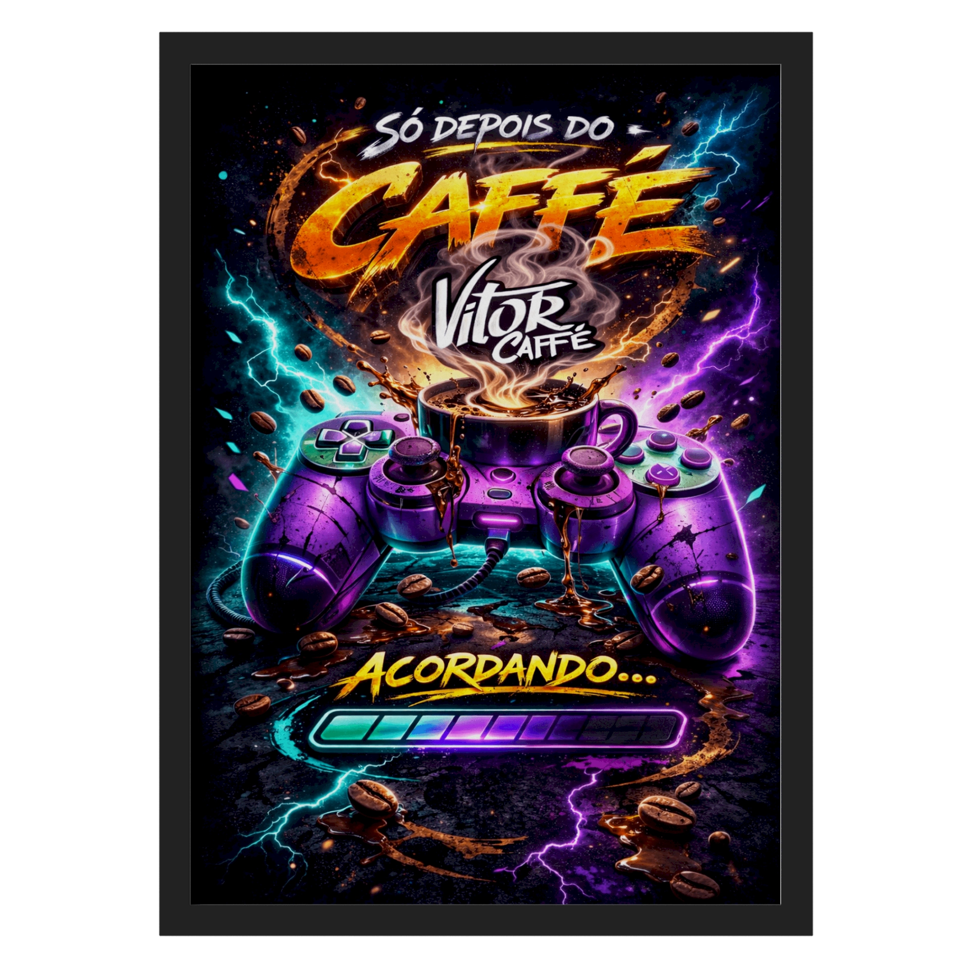 Quadro A3 personalizado de Vitor Caffe