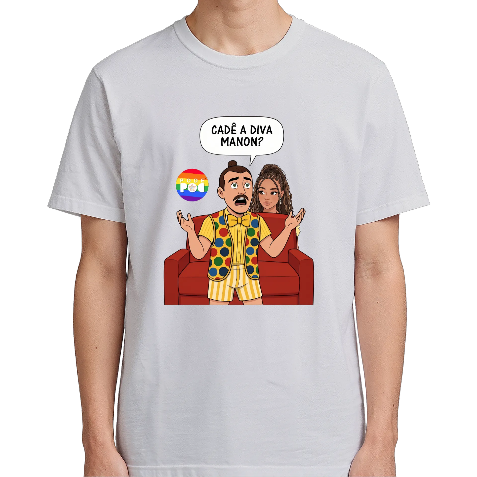 Camiseta personalizada Cadê a Manon Katseye - Imagem 4