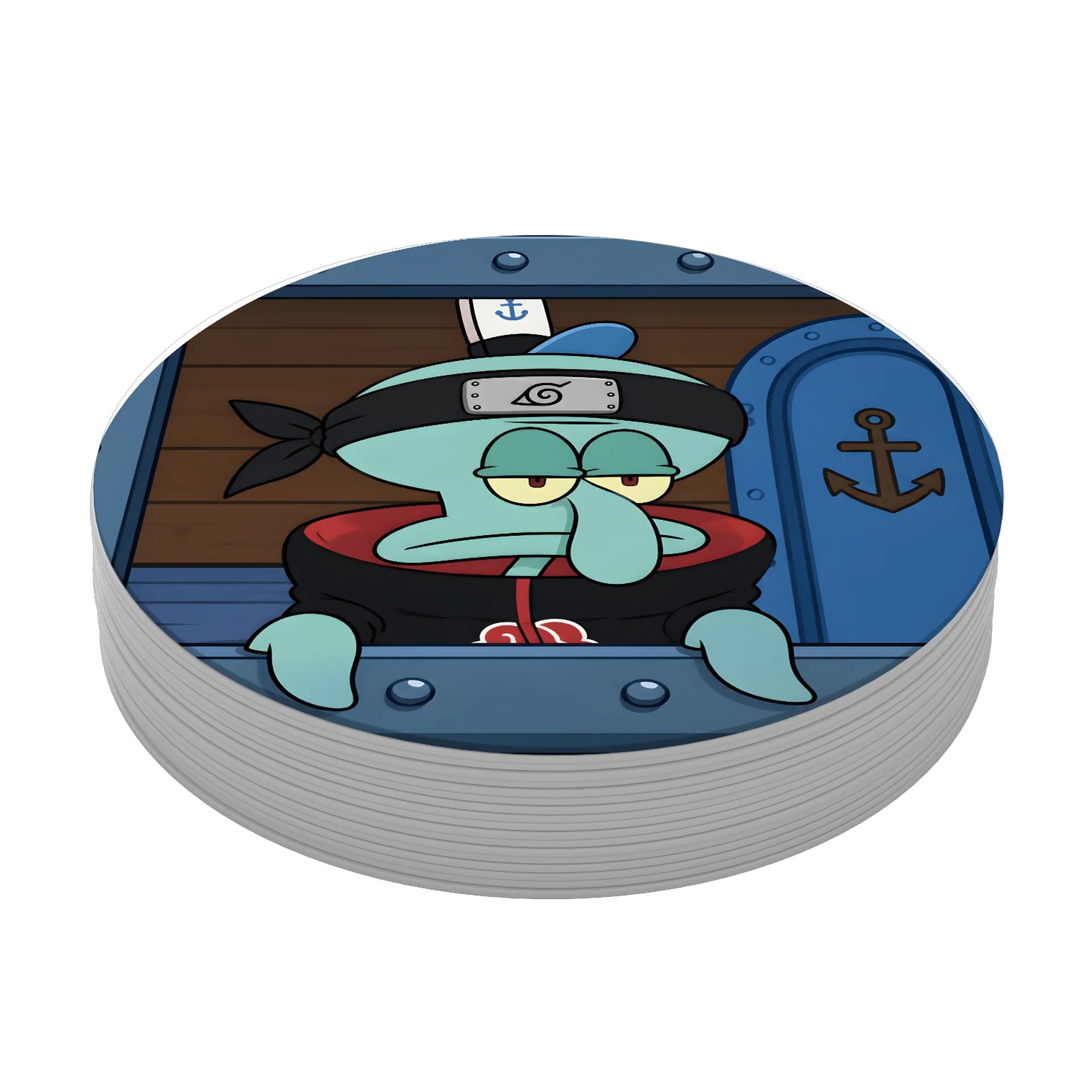 Porta-copos Lula Molusco Akatsuki - Imagem 3