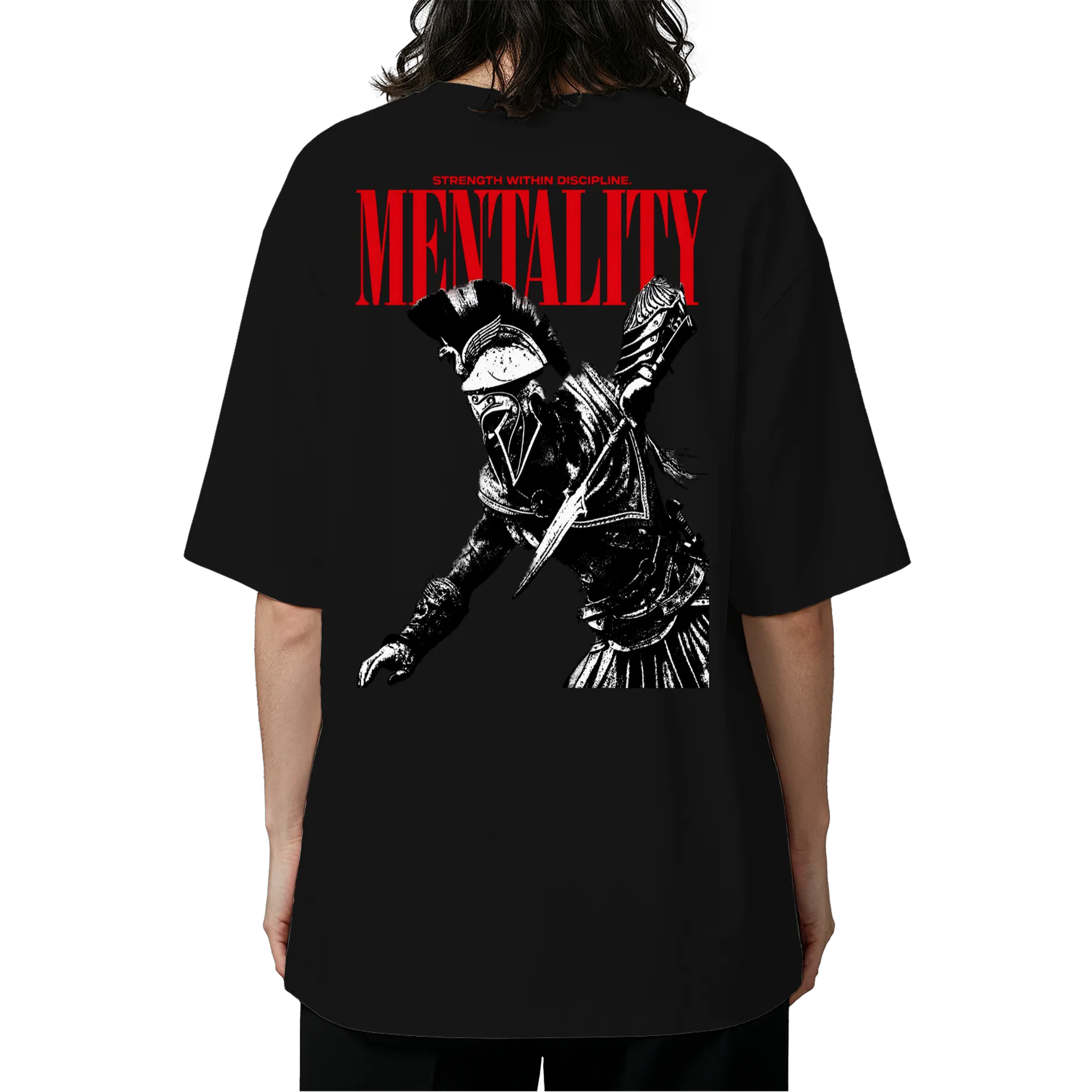 Camiseta Oversized Guerreiro Romano Mentality - Imagem 5