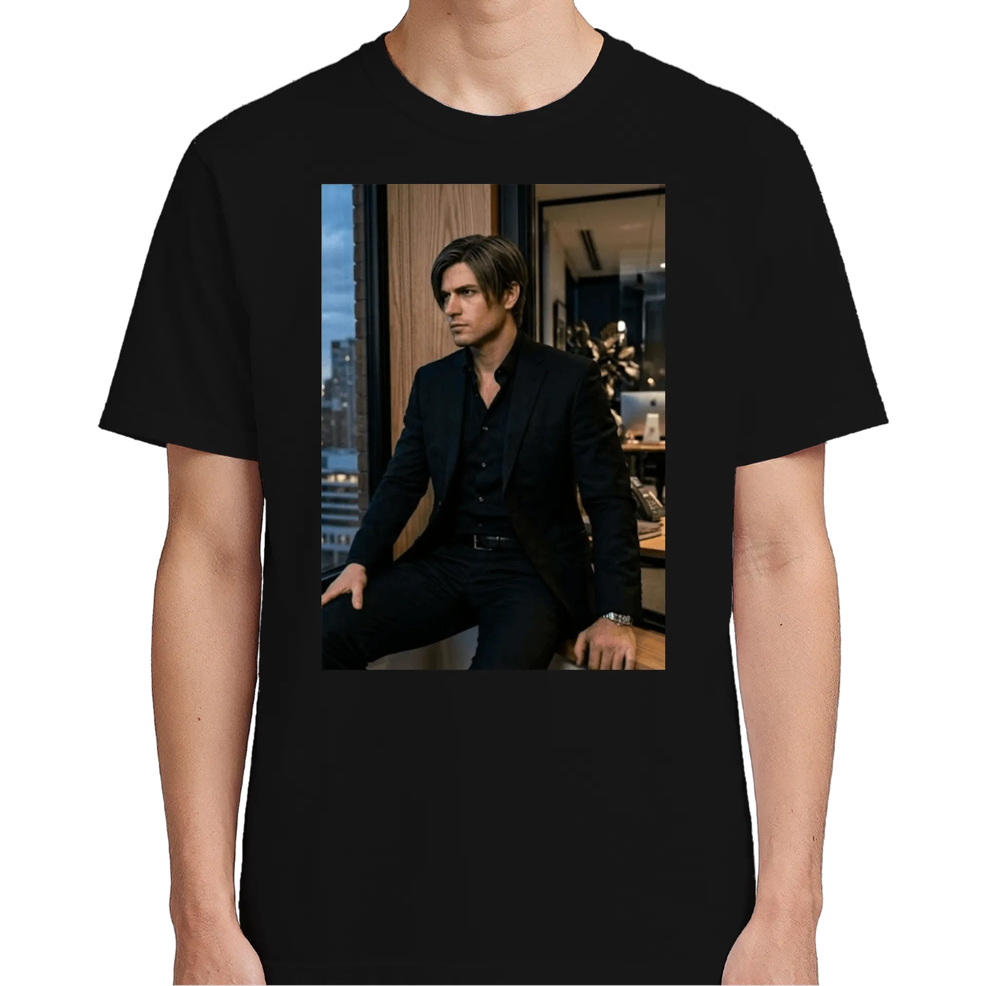 Camiseta Personalizada Castelo Noturno 100% Algodão - Imagem 5