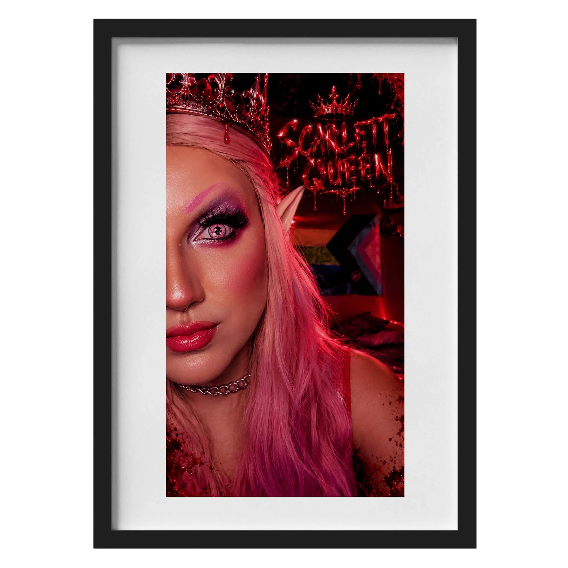 Quadro A3 personalizado Com Vidro de Scarllett Queen — imagem 1 de 3