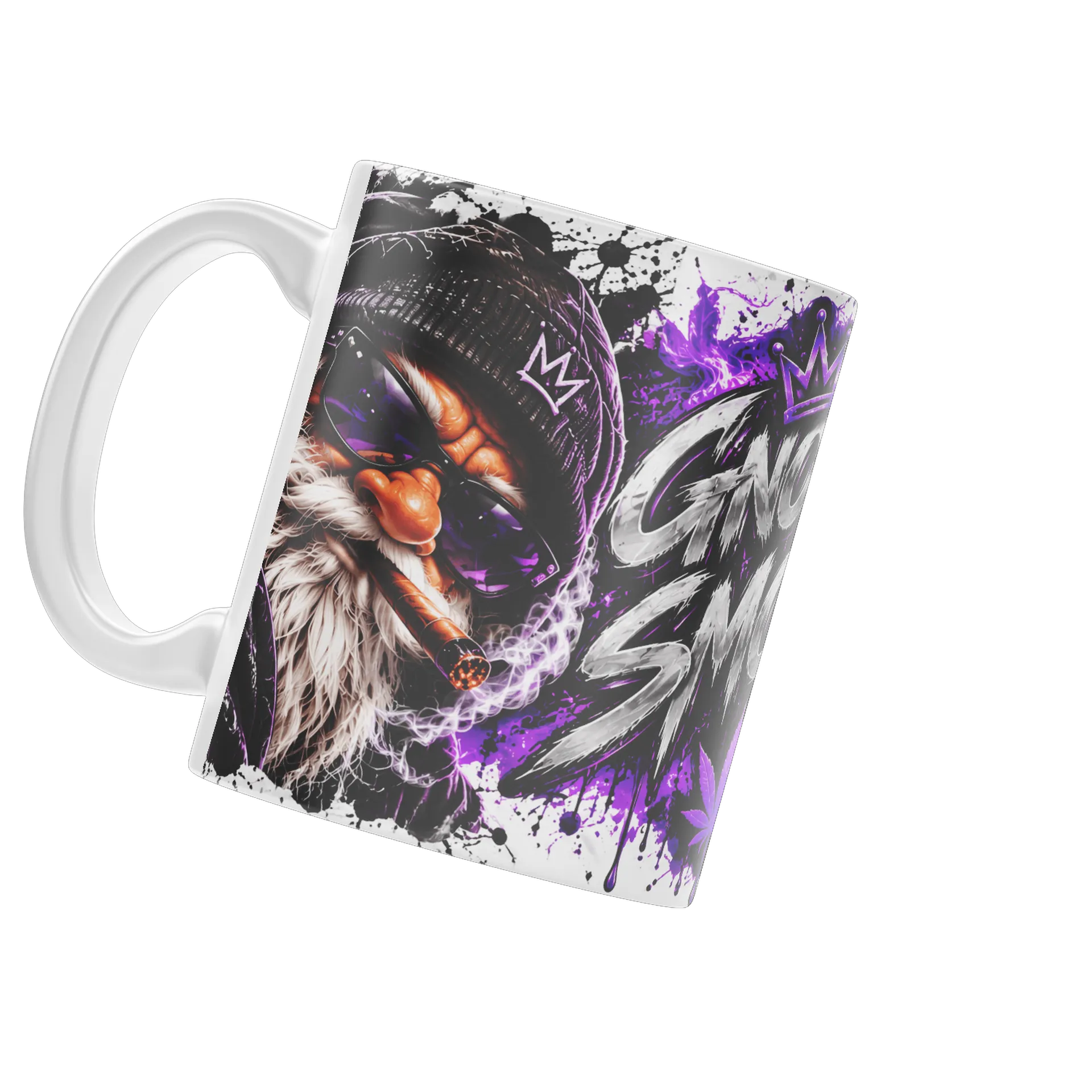 Caneca gnomoSmok Roxa 325ml de Lailson — imagem 3 de 4