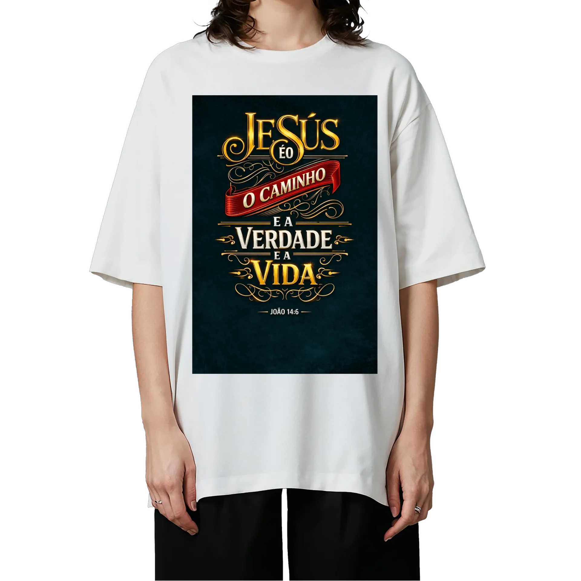 Camiseta Oversized de Lopes Estampas Clássicas  — imagem 3 de 6