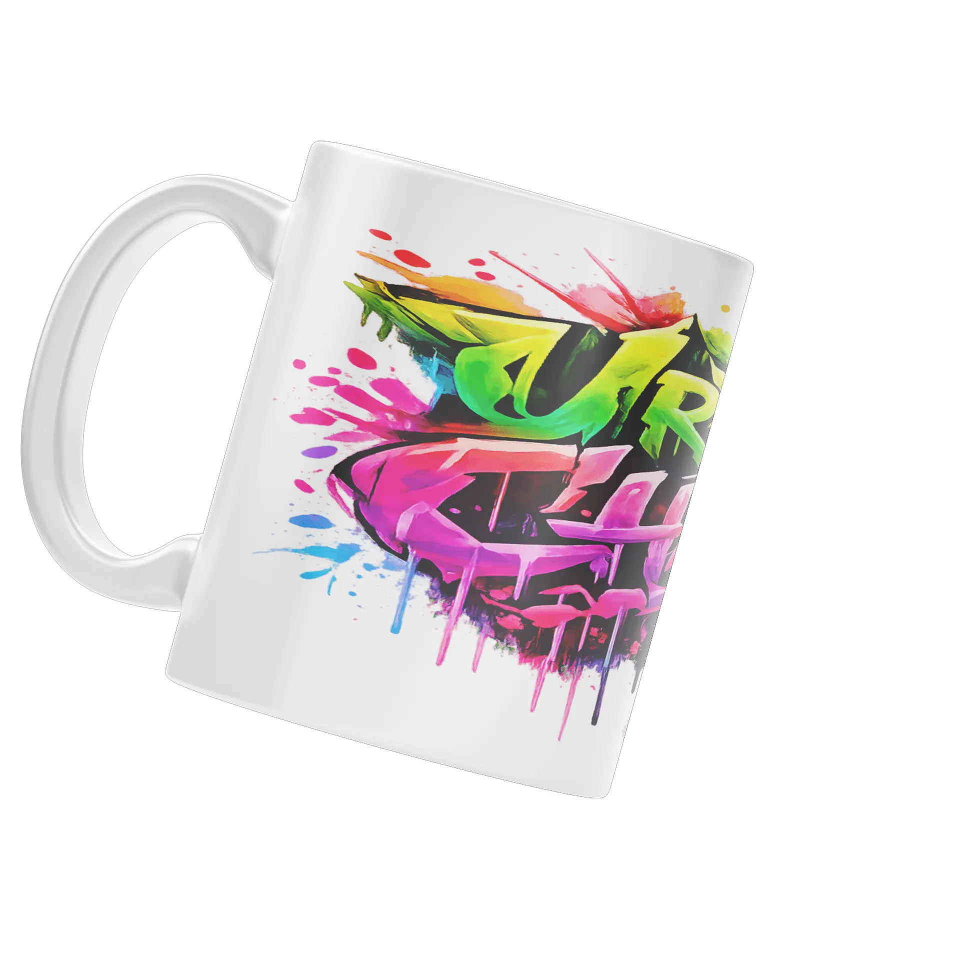 Caneca Streetwear Urban Chaos Preta  de Inkrivel