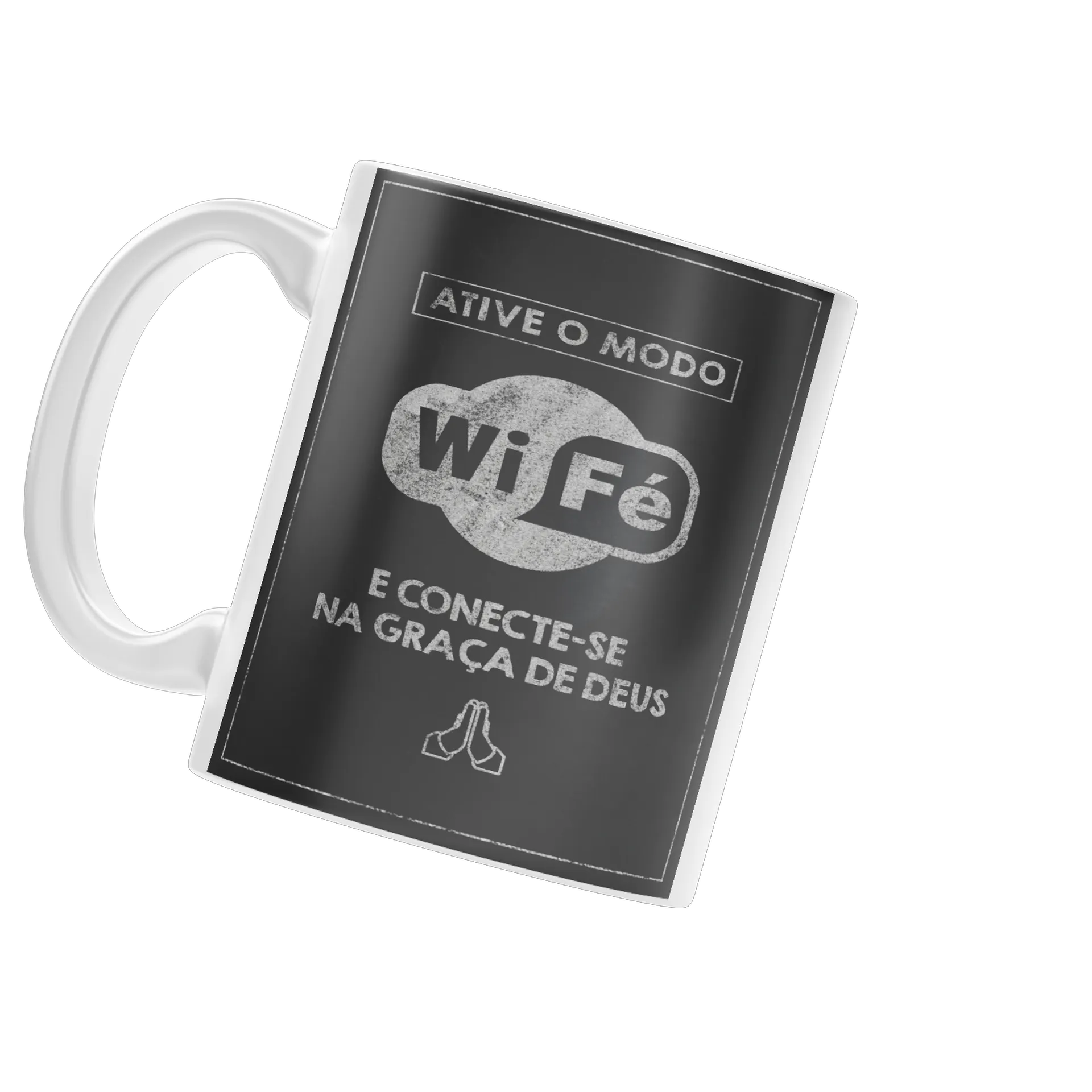 Caneca Porcelana WiFé Ative o Modo 325ml de Redeem Wear
