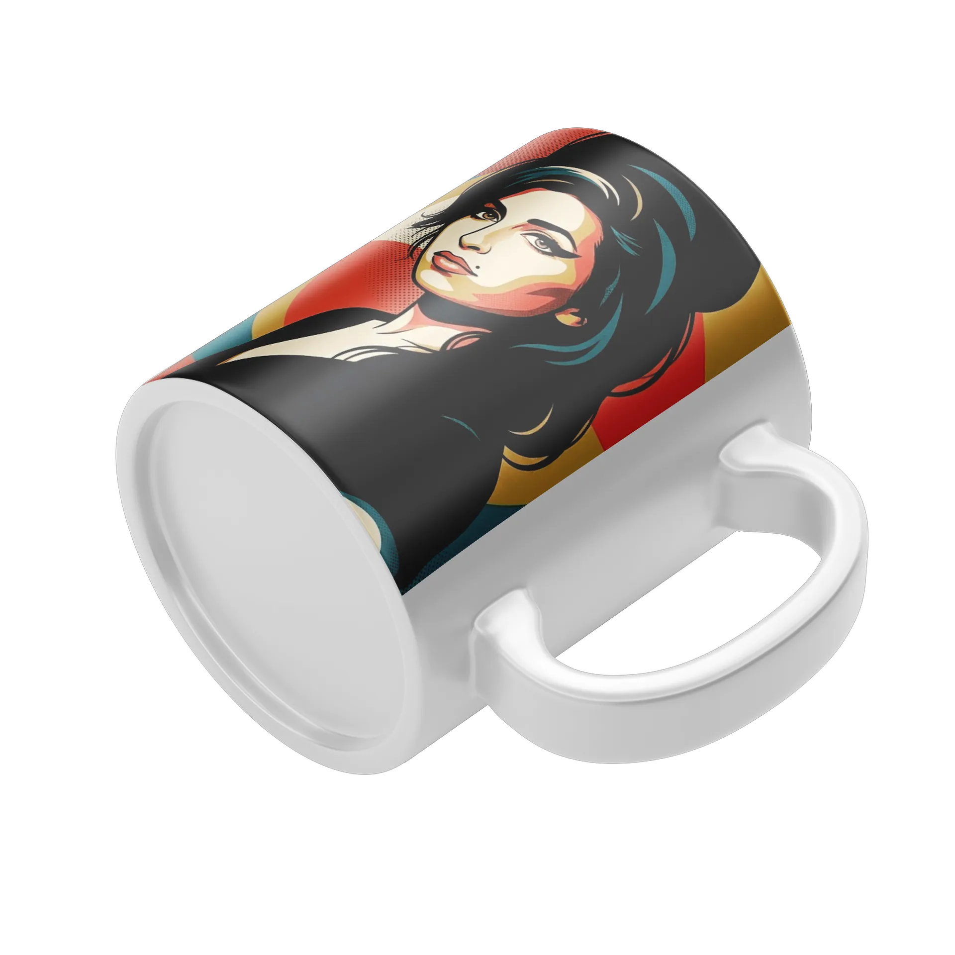 Caneca Amy Winehouse Retrato Pop Art 325ml de Caneca Store — imagem 4 de 4
