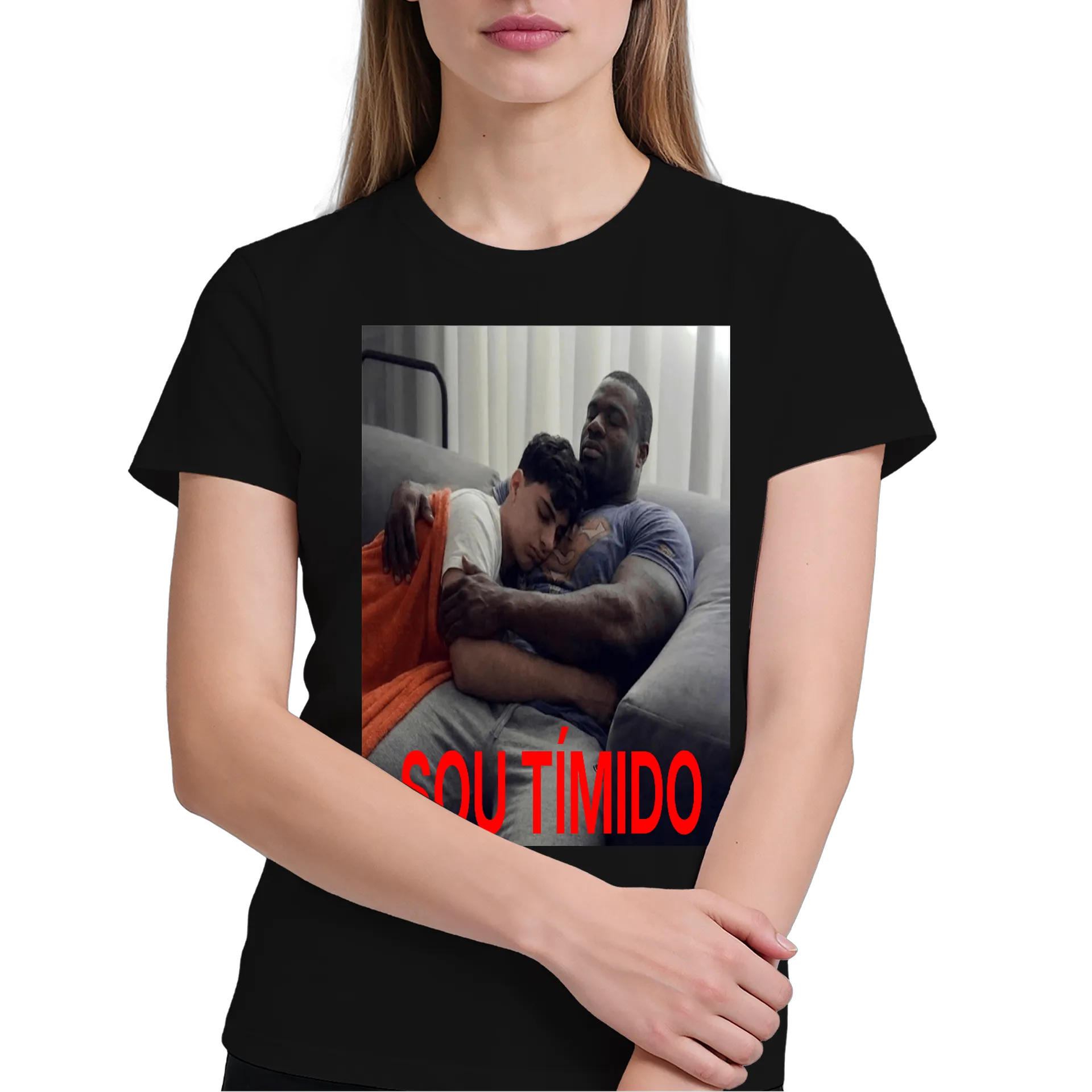 Camiseta para pessoas tímidas 100% Algodão - Imagem 4